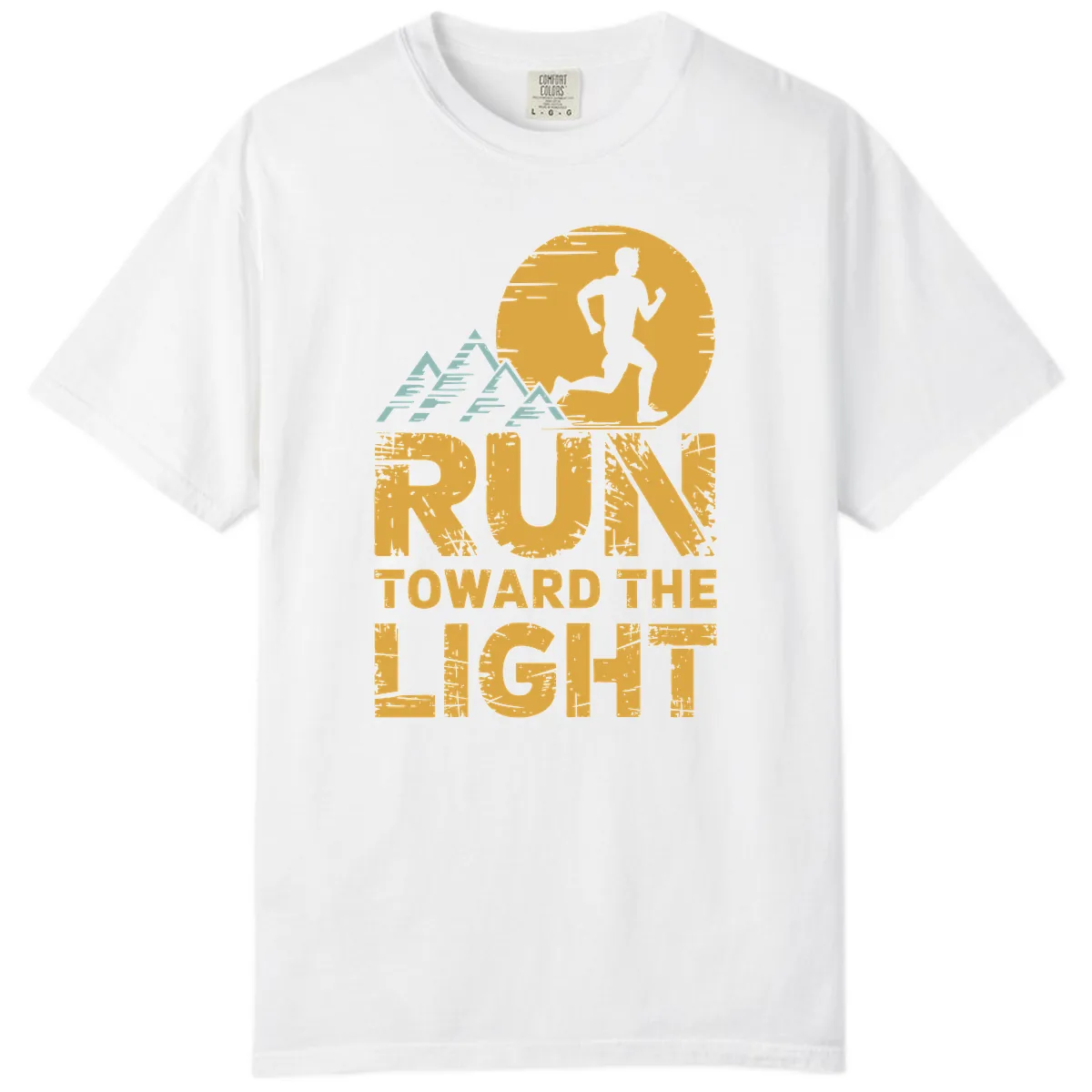 Run Toward The Light Comfort Color in White