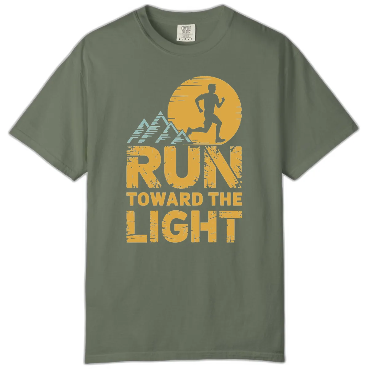 Run Toward The Light Comfort Color in Moss