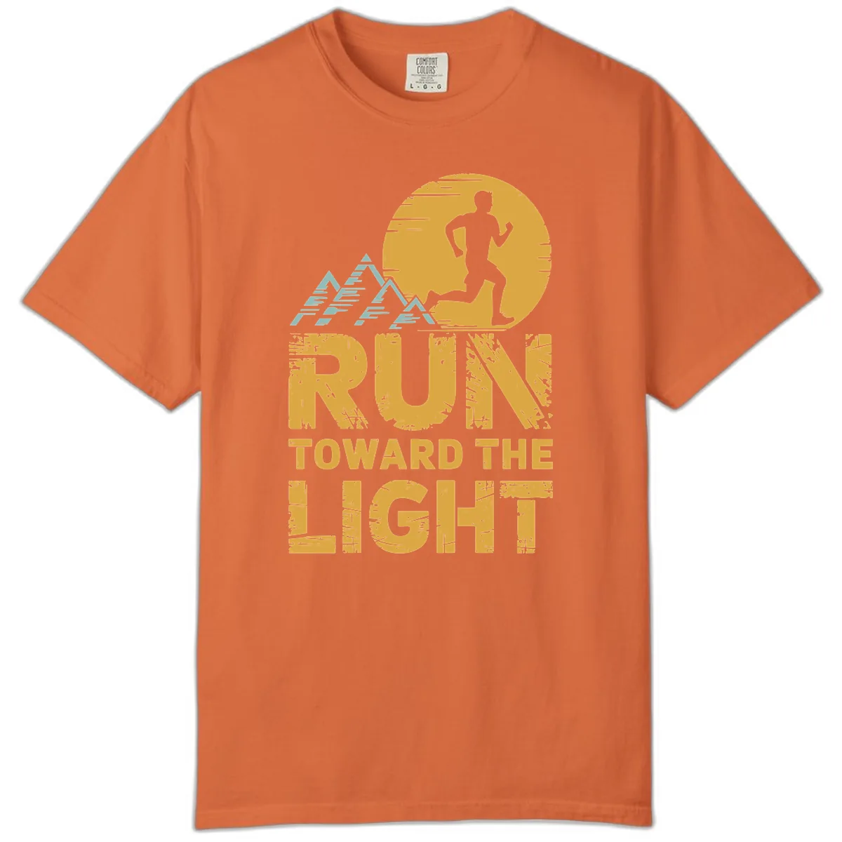 Run Toward The Light Comfort Color in Burnt Orange