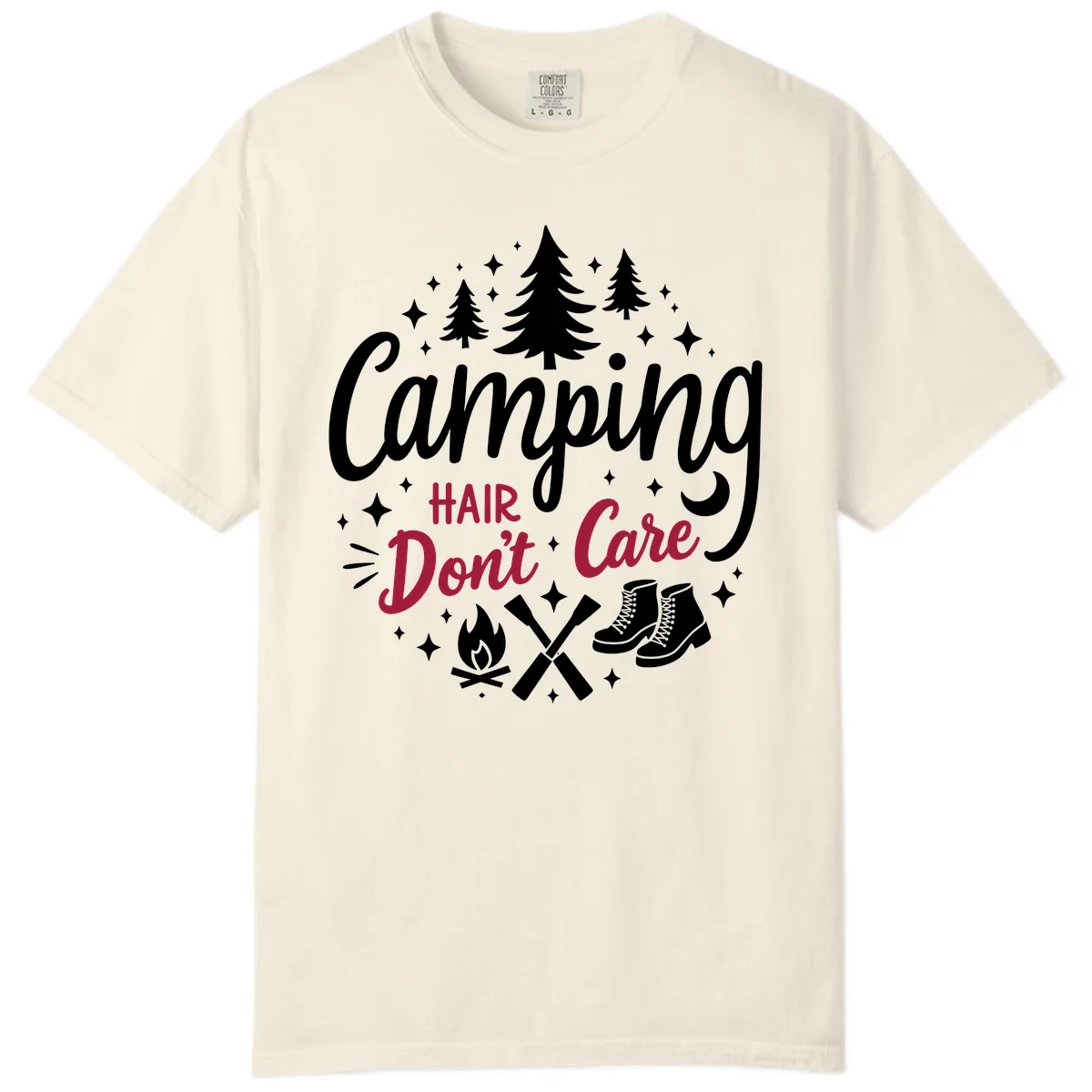 Camping Hair Don't Care Comfort Color in Ivory