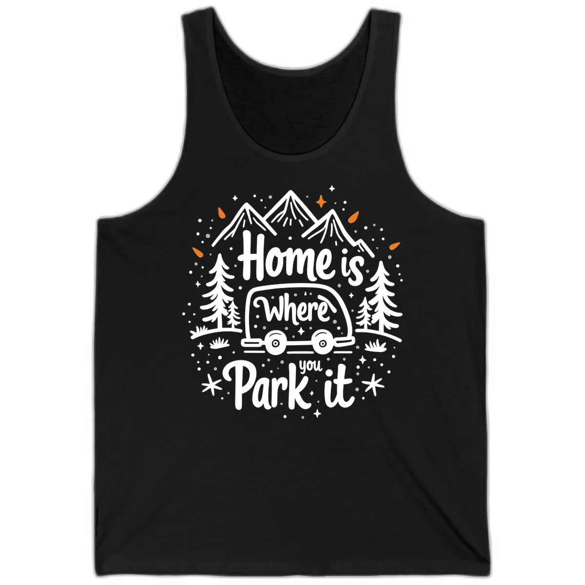 Home Is Where You Park It Tank in Black