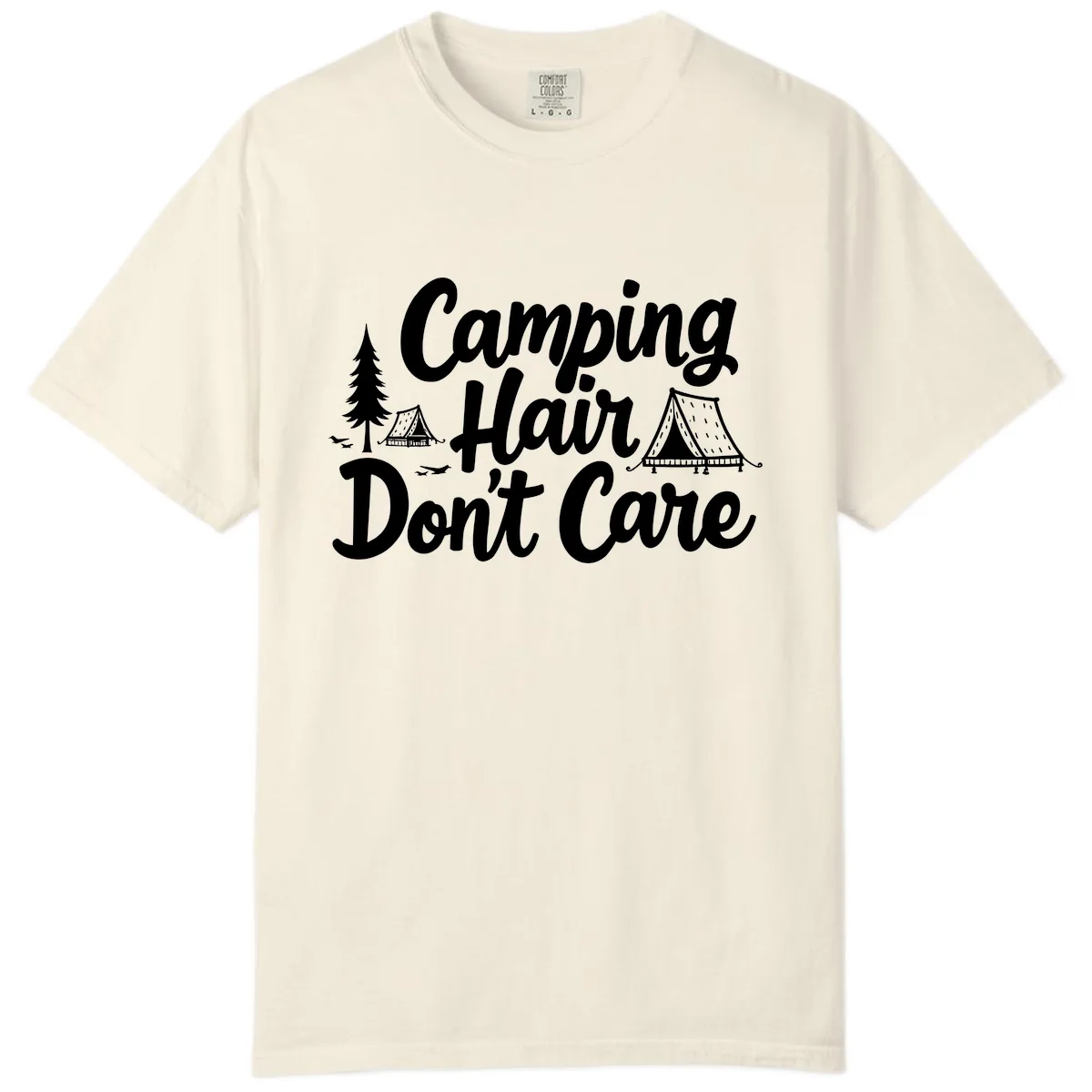 Camping Hair Don't Care Comfort Color in Ivory