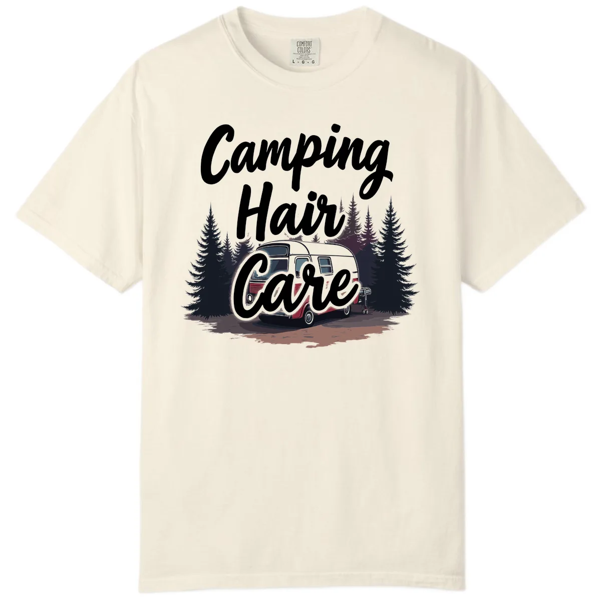 Camping Hair Care Retro Trailer Comfort Color in Ivory