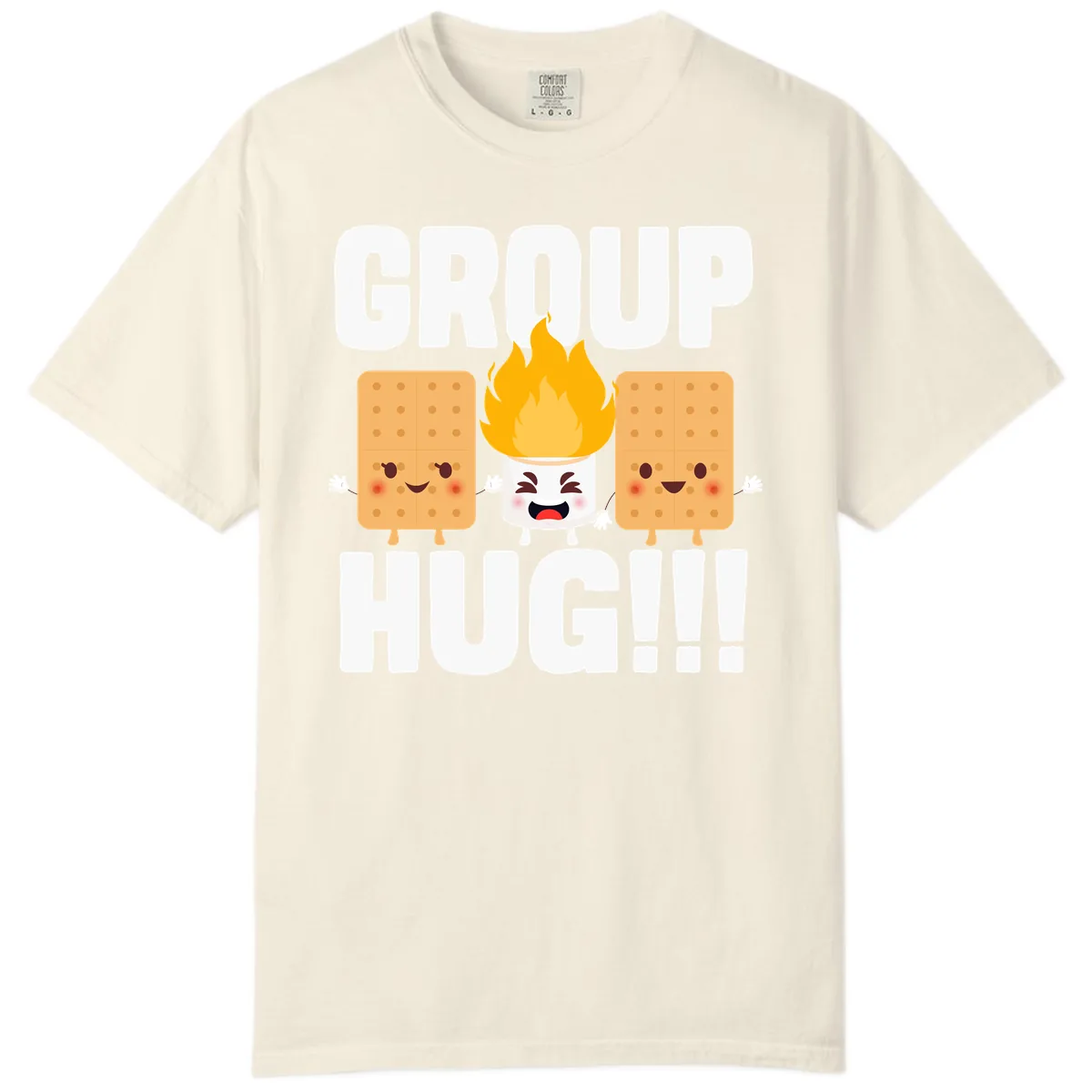 Group Hug S'mores Campfire Comfort Color in Ivory