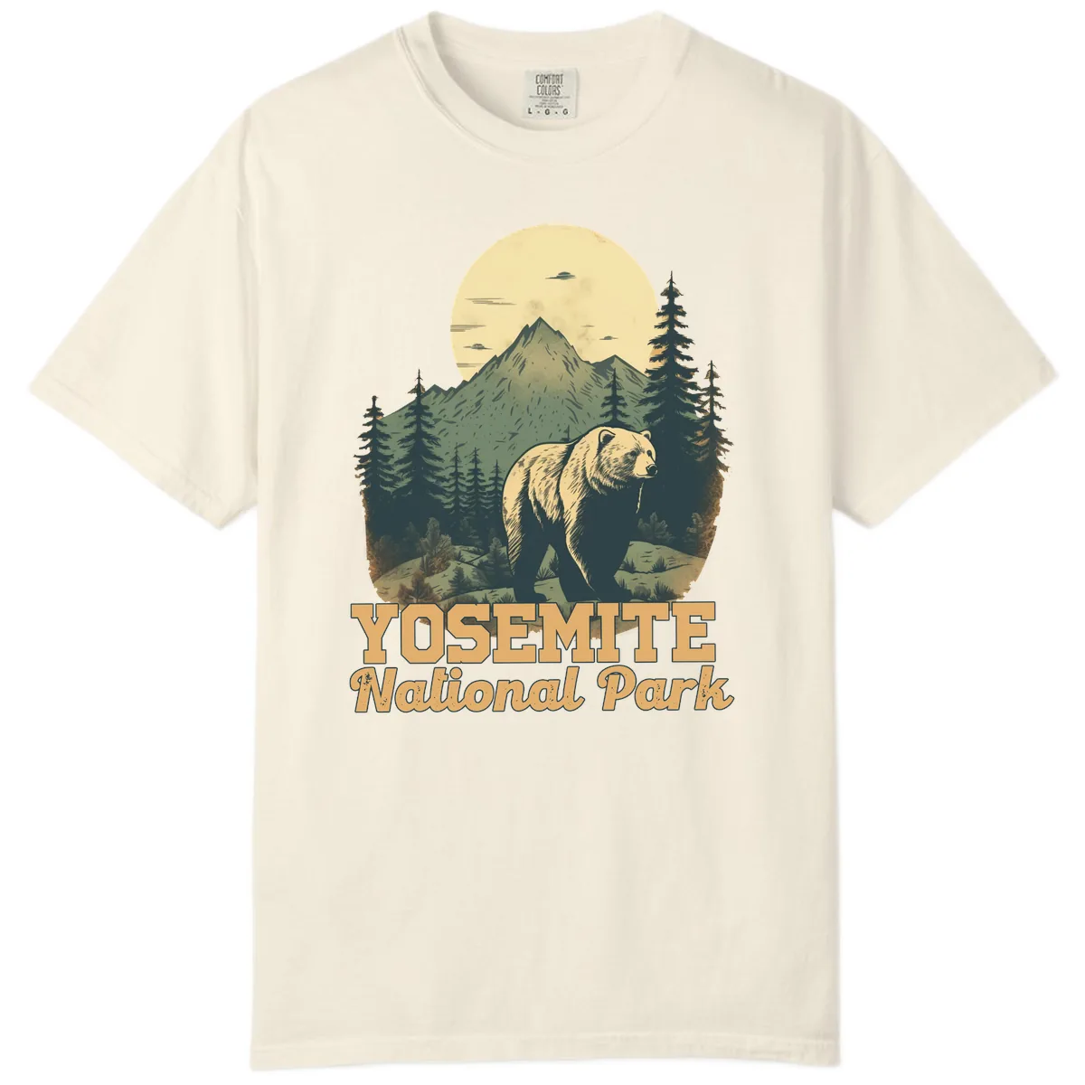Yosemite Bear Mountain Moon Comfort Color in Ivory