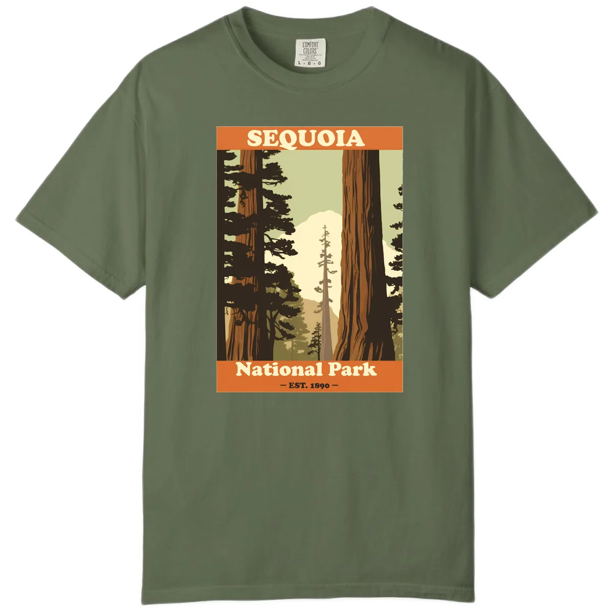 Sequoia National Park Forest Vista Comfort Color in Sage