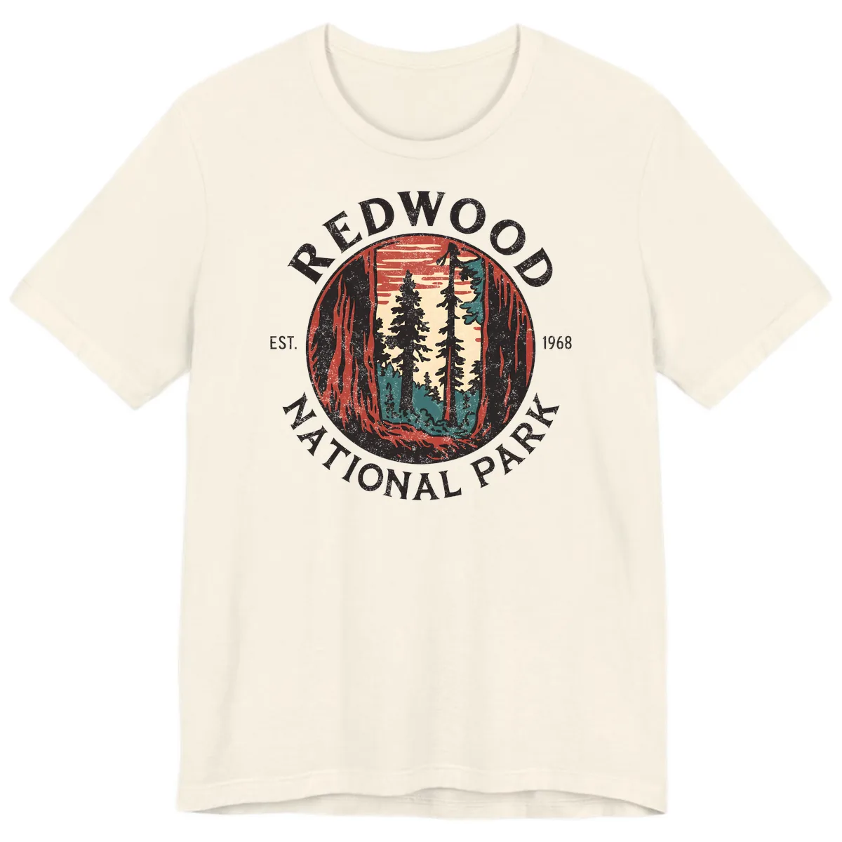 Redwood National Park 1968 Premium T-Shirt in Natural