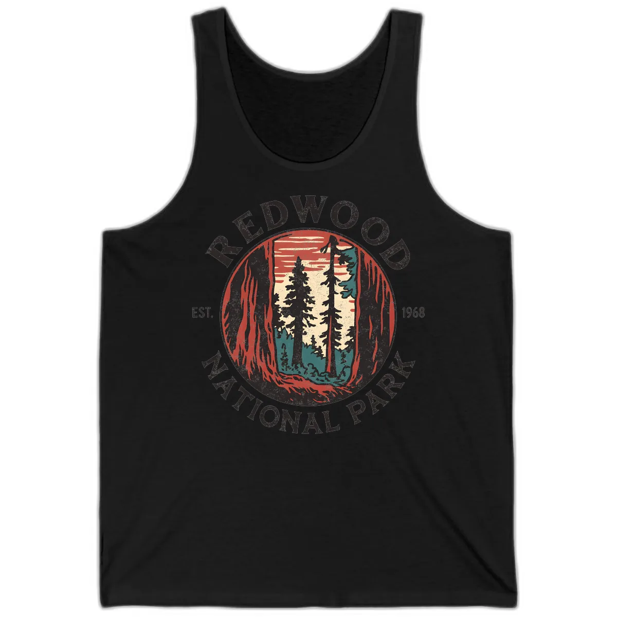 Redwood National Park 1968 Tank in Black