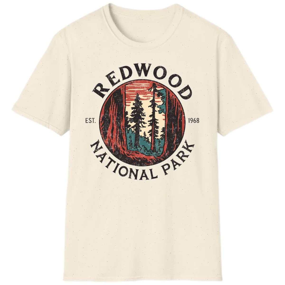 Redwood National Park 1968 T-Shirt in Natural