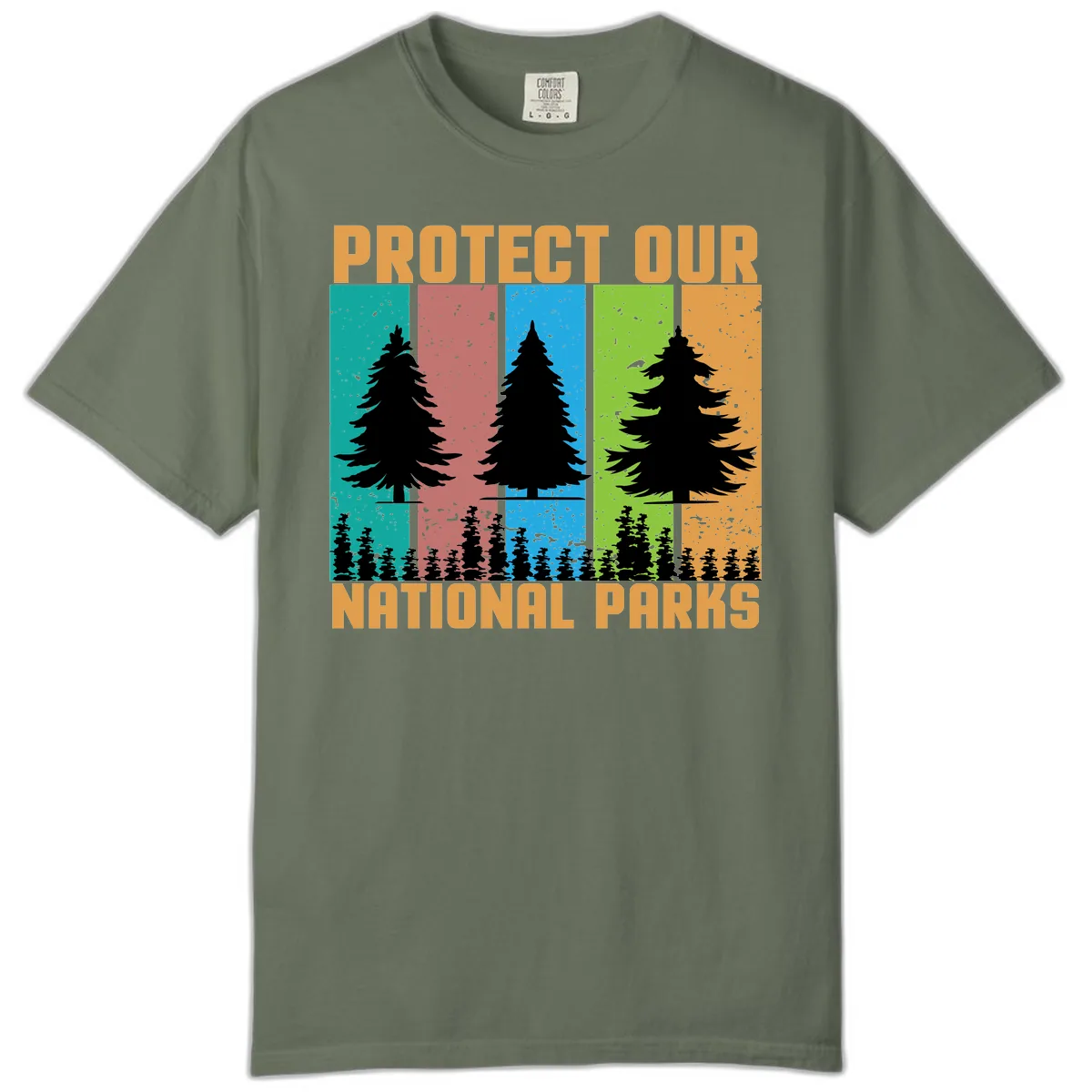 Protect Our National Parks Comfort Color in Moss