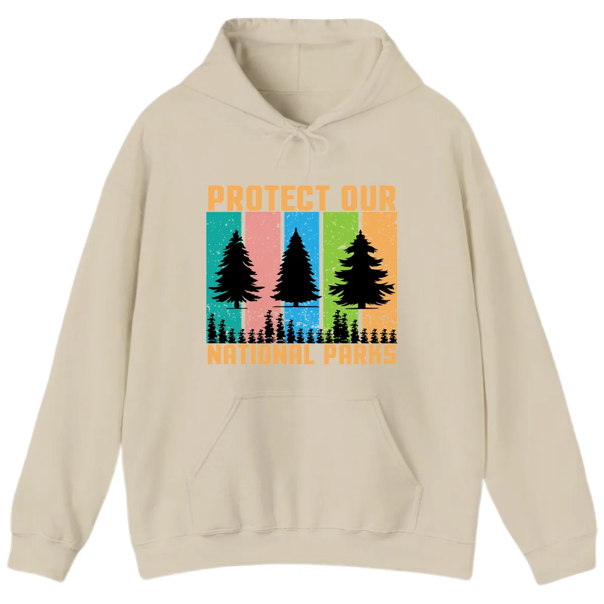 Protect Our National Parks Hoodie in Sand