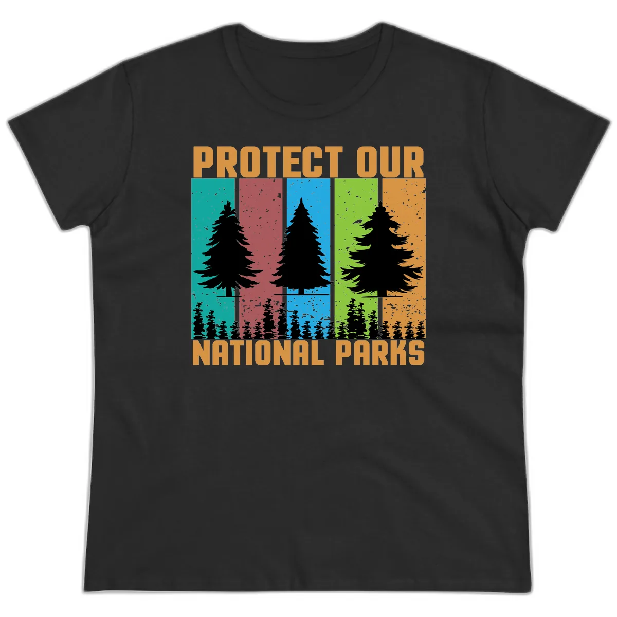 Protect Our National Parks Ladies Tee in Black
