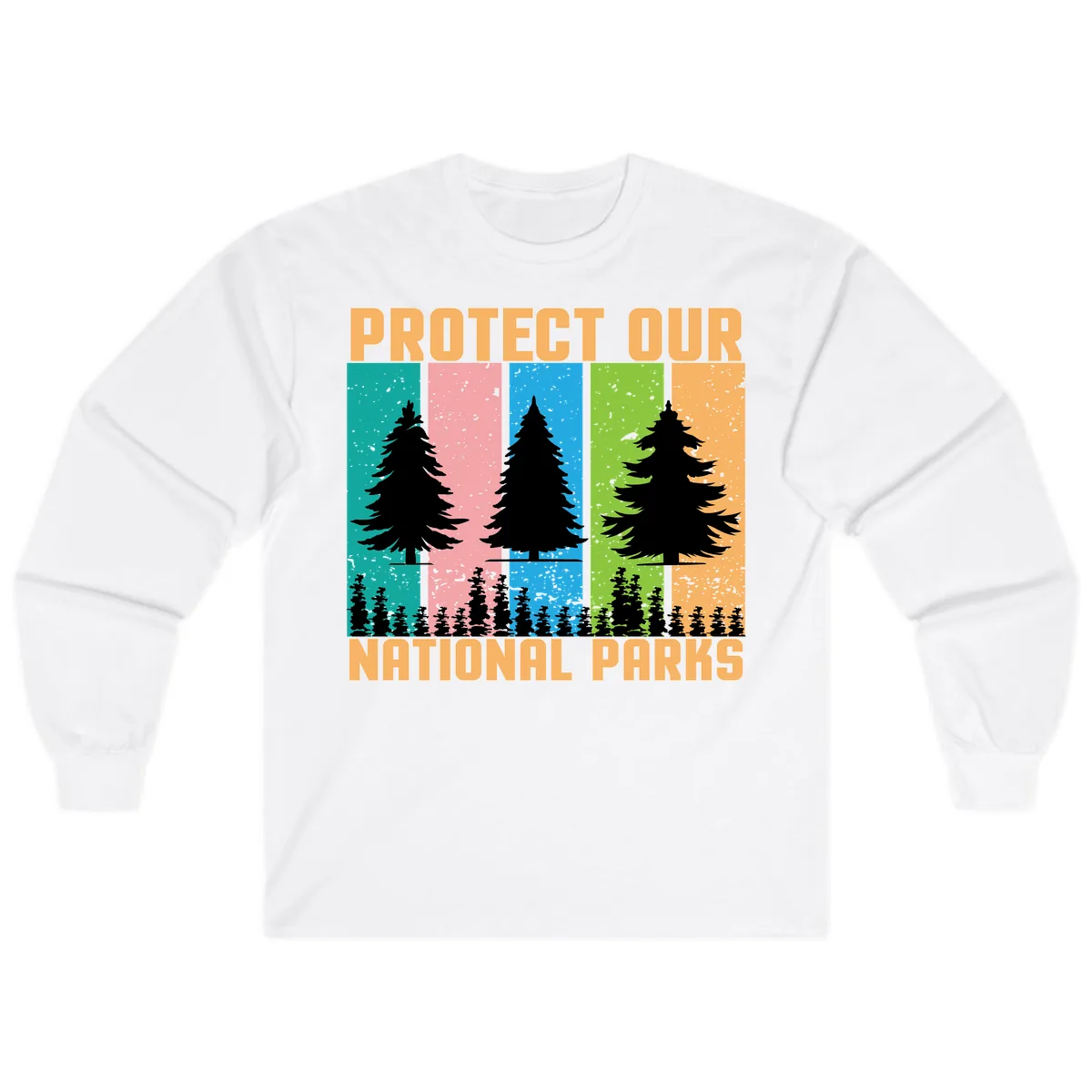 Protect Our National Parks Long Sleeve in White