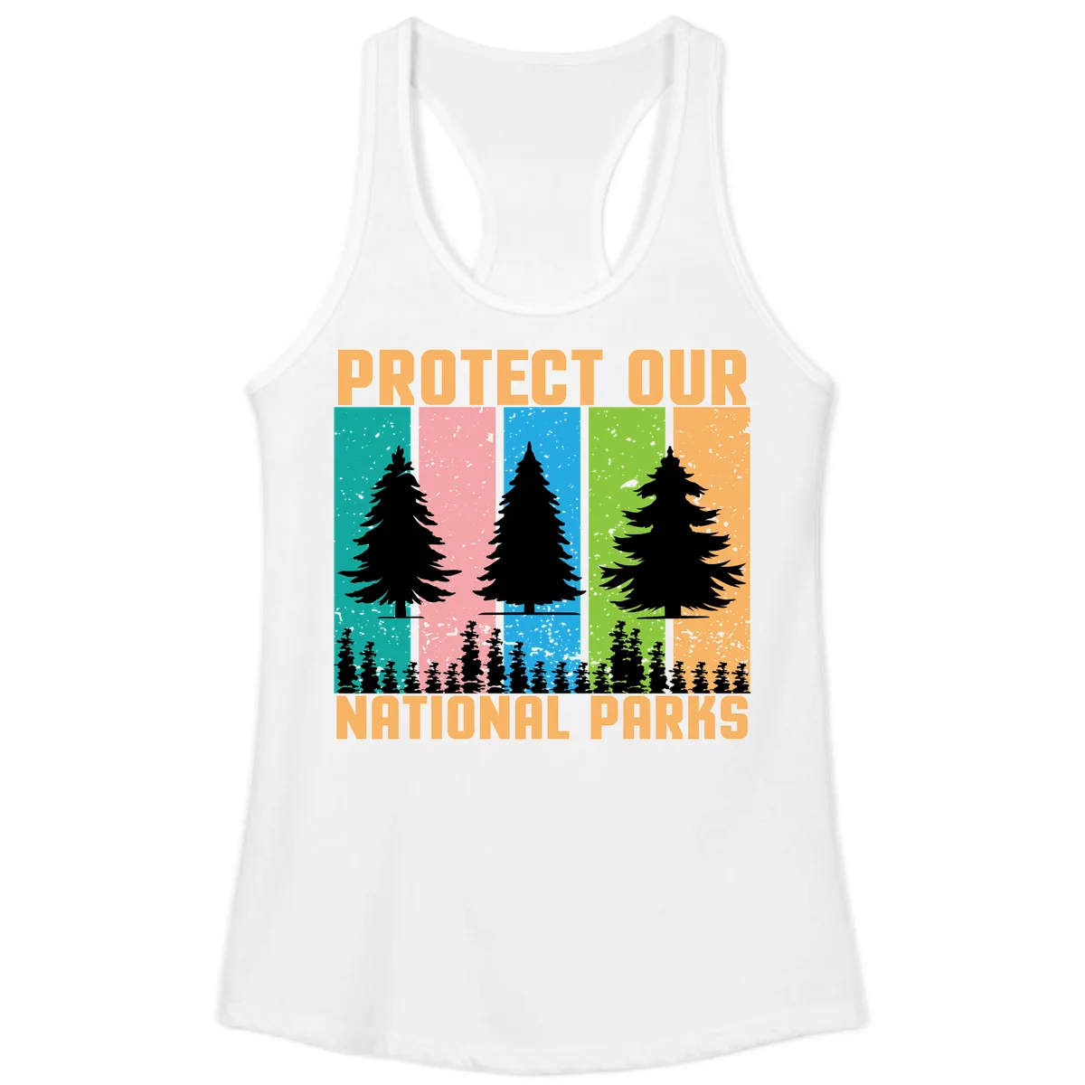 Protect Our National Parks Ladies Tank in White