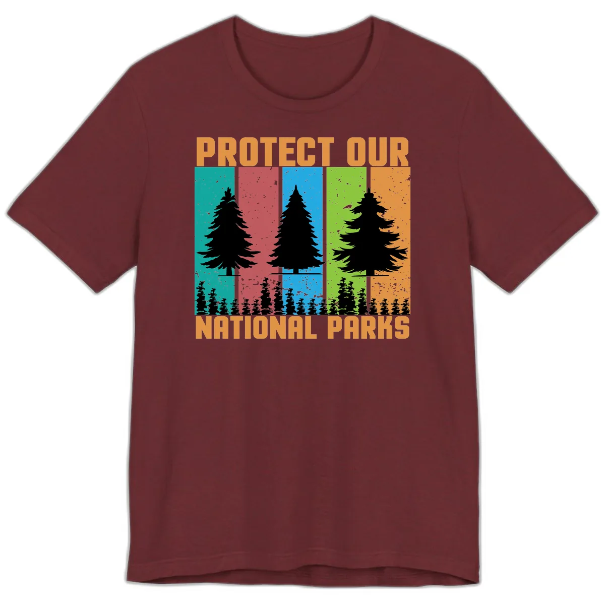 Protect Our National Parks Premium T-Shirt in Heather Cardinal