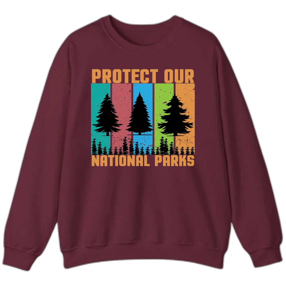 Protect Our National Parks Sweatshirt in Maroon