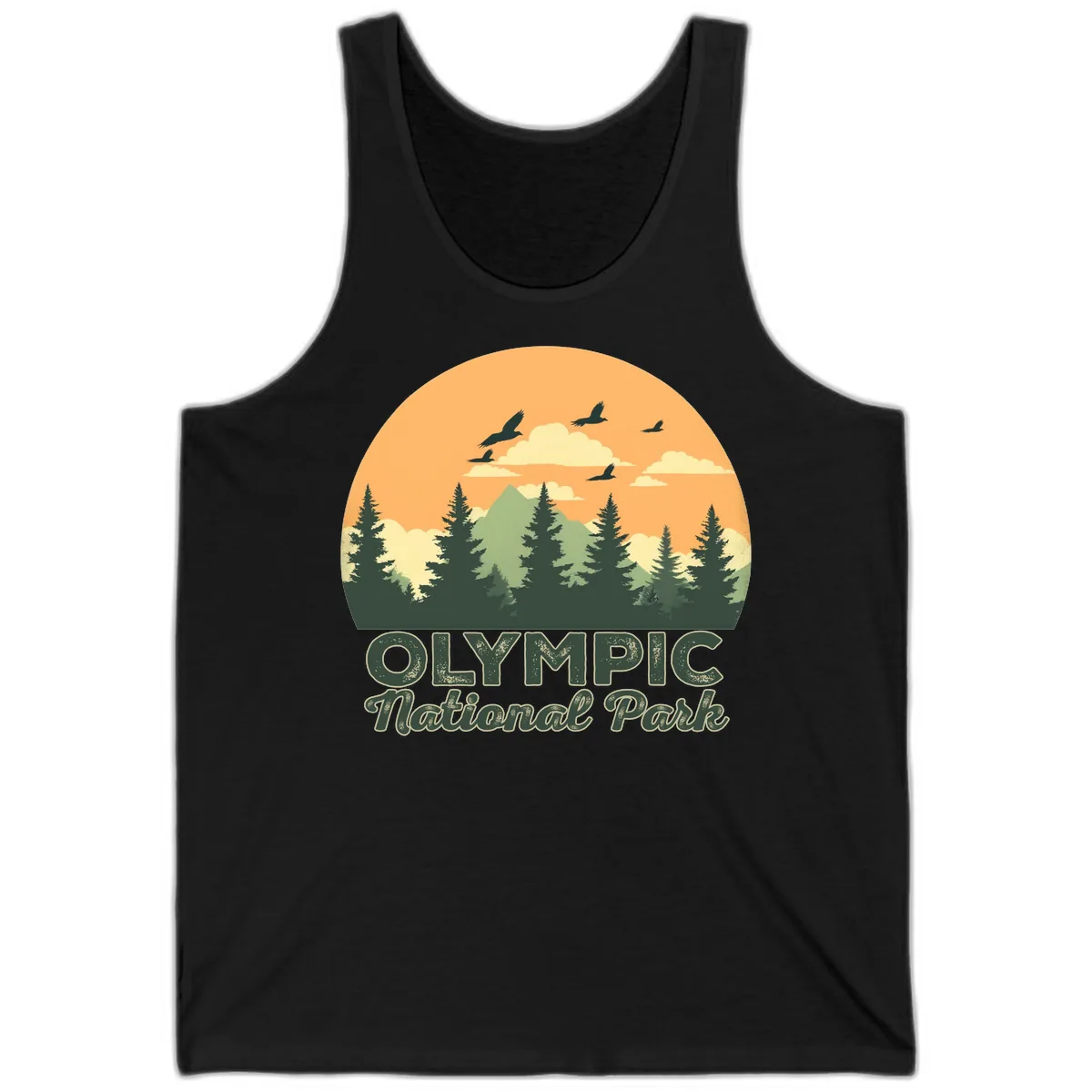 Olympic National Park Mountain Vista Tank in Black