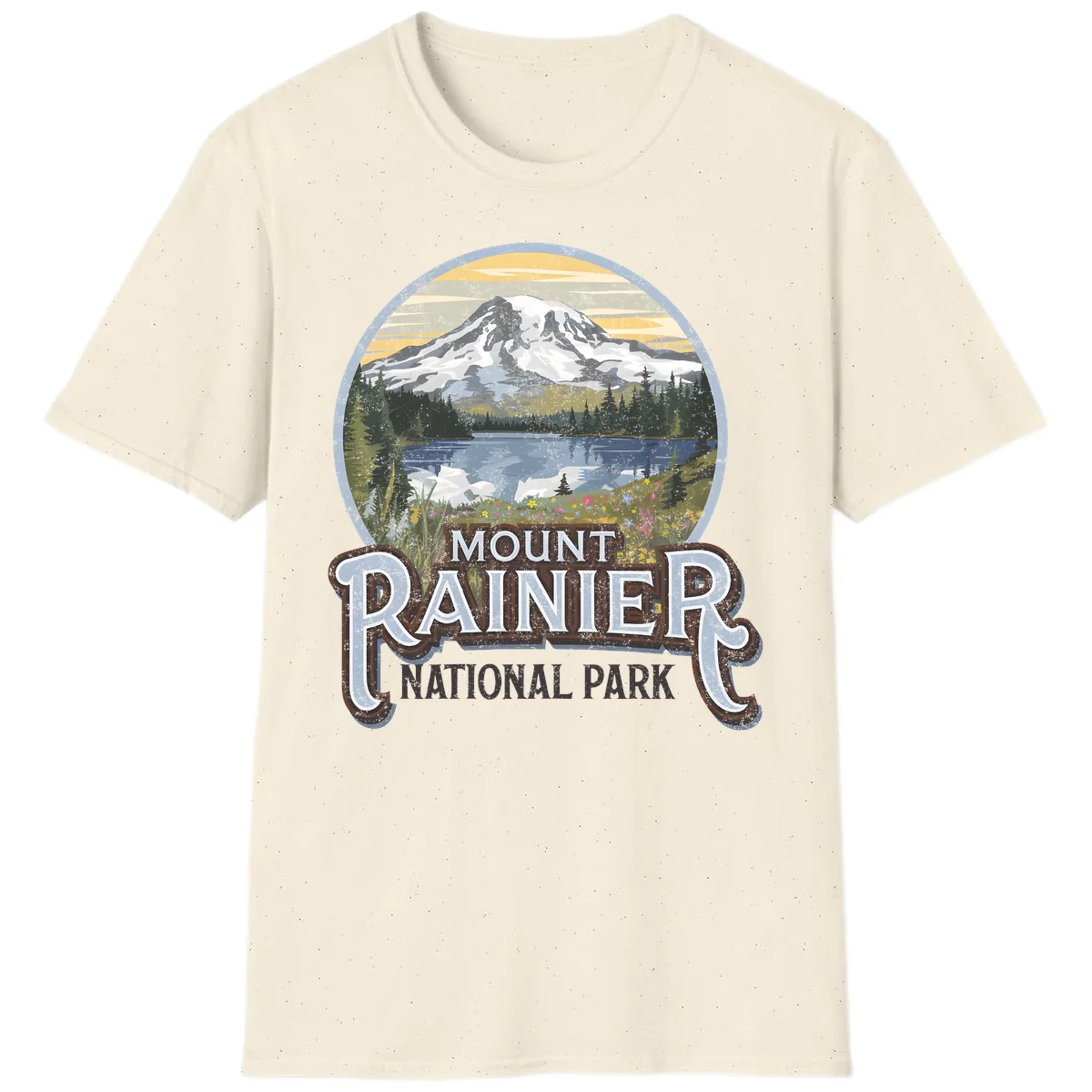 Mount Rainier National Park T-Shirt in Natural