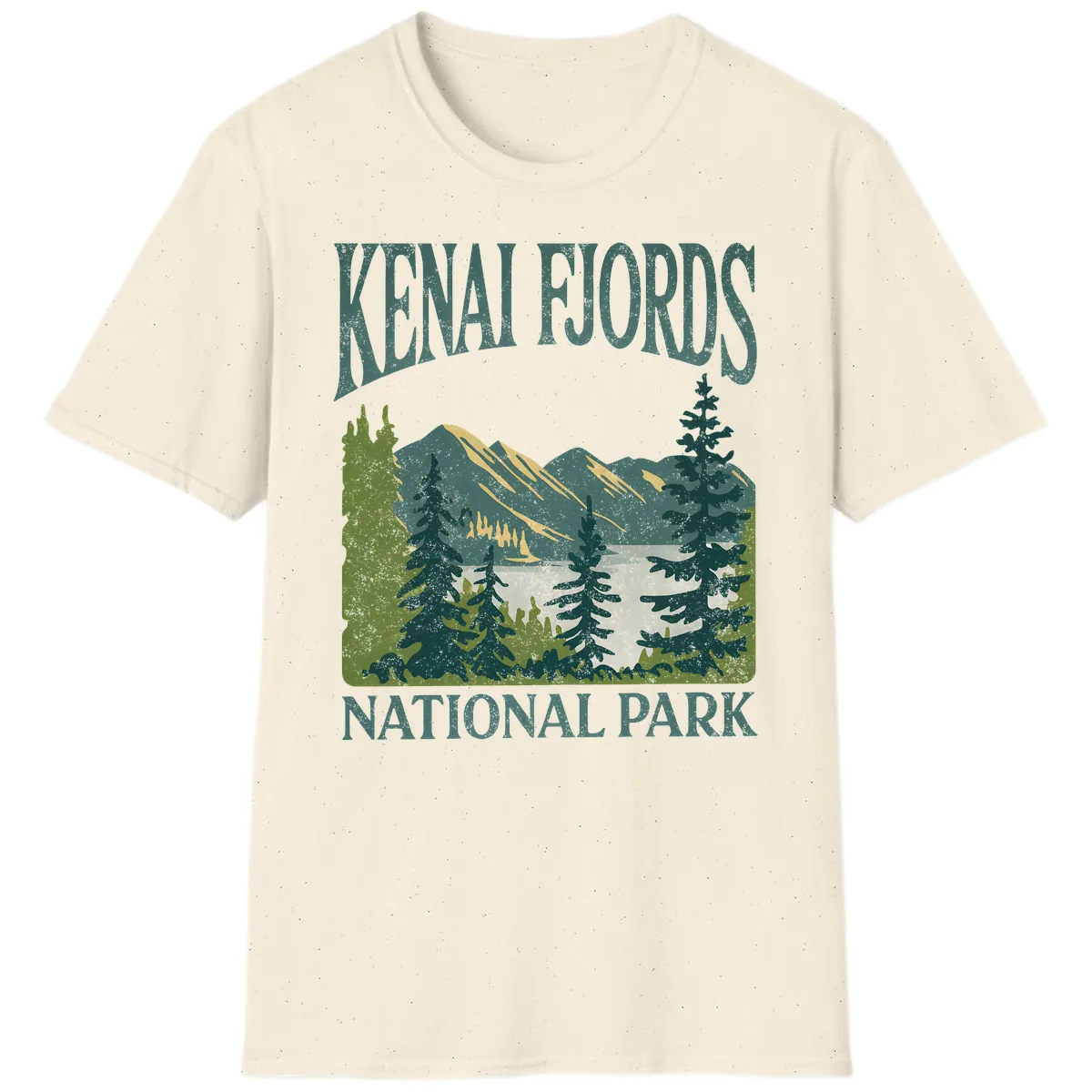 Kenai Fjords National Park T-Shirt in Natural