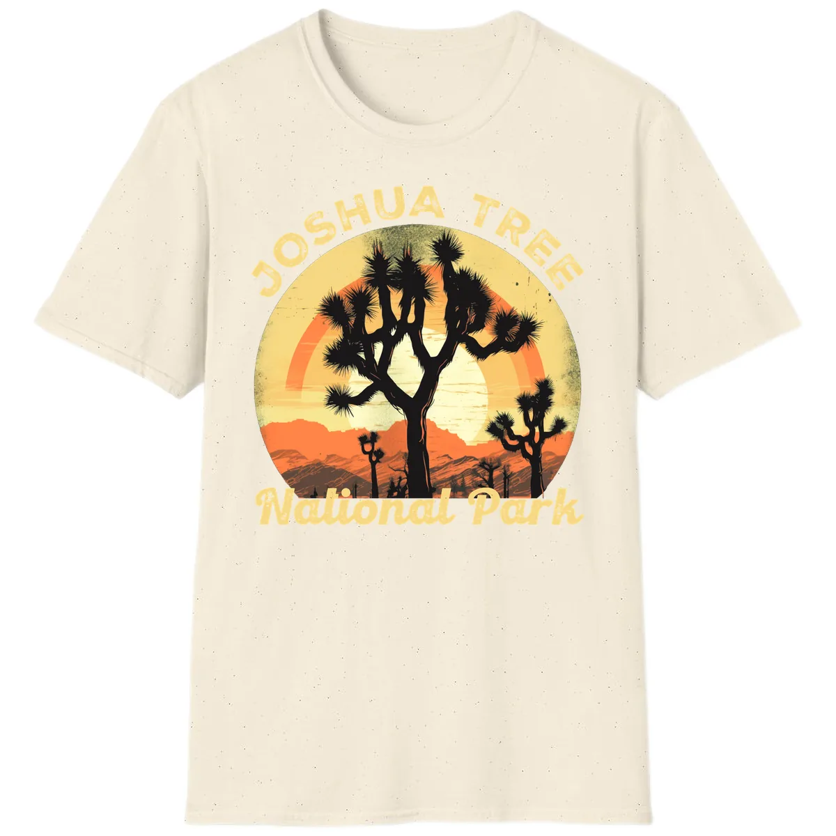 Joshua Tree National Park Desert Sunset T-Shirt in Natural