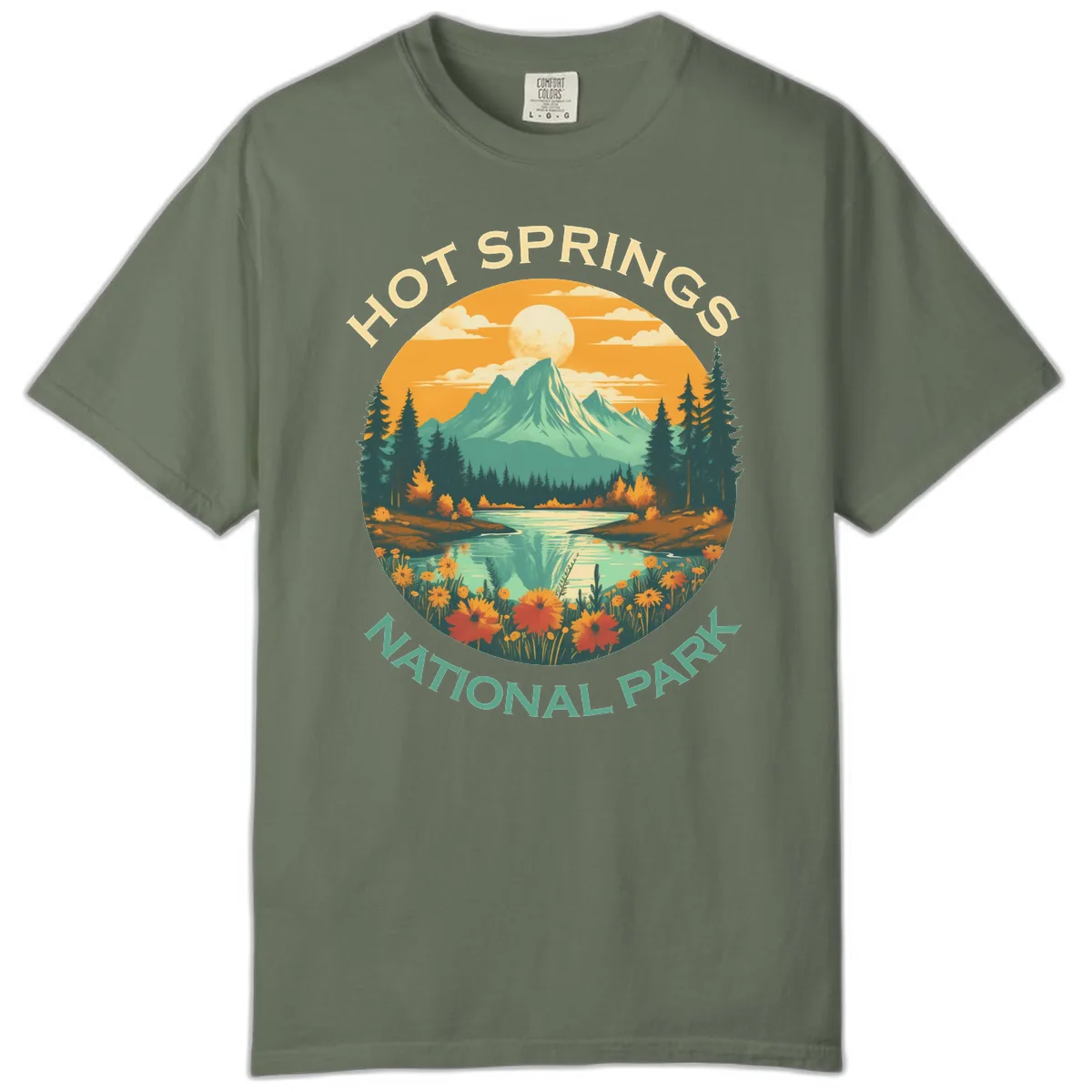 Hot Springs National Park Mountain Vista Comfort Color in Moss