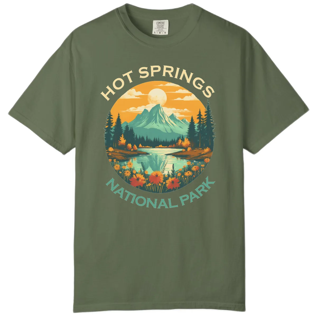 Hot Springs National Park Mountain Vista Comfort Color in Sage