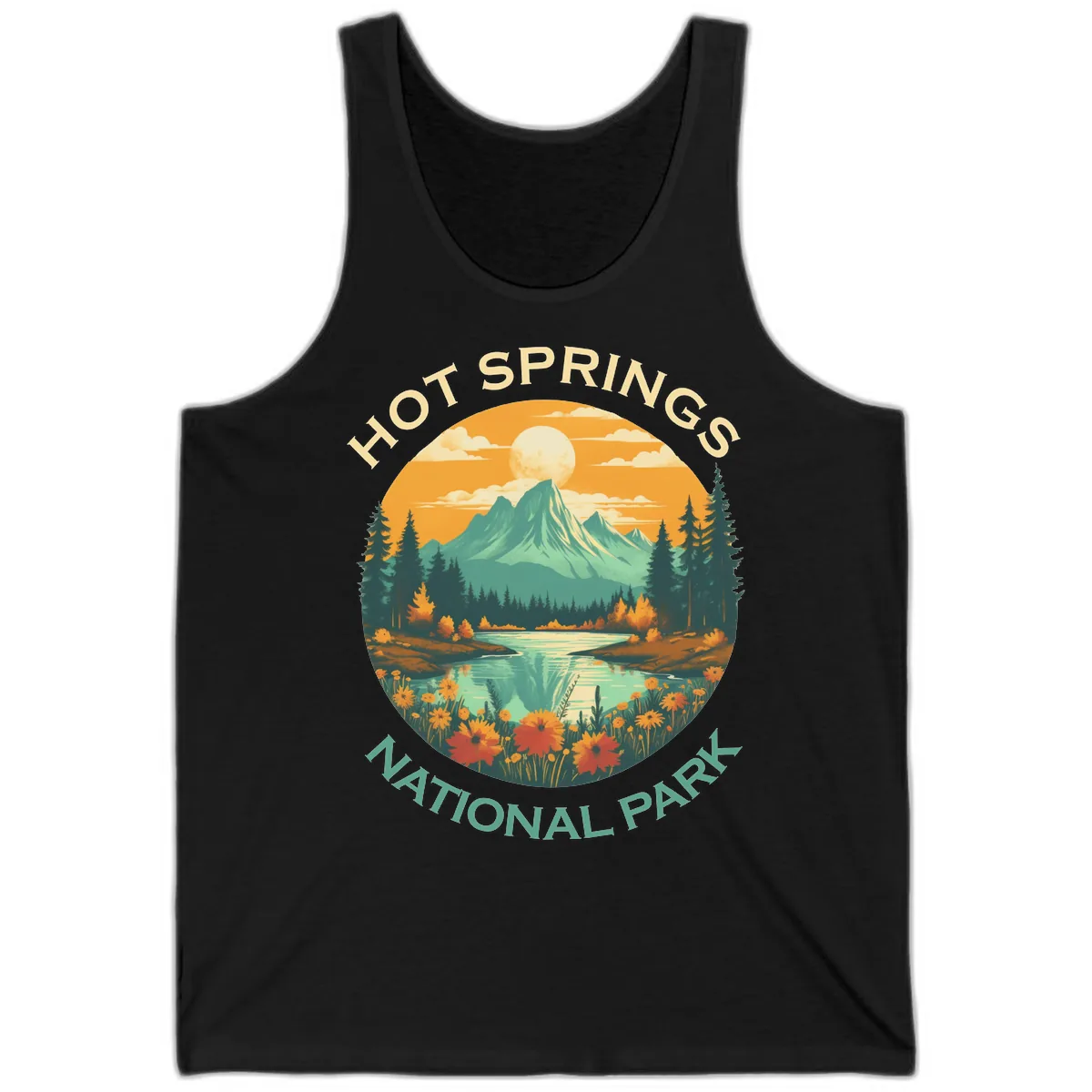 Hot Springs National Park Mountain Vista Tank in Black