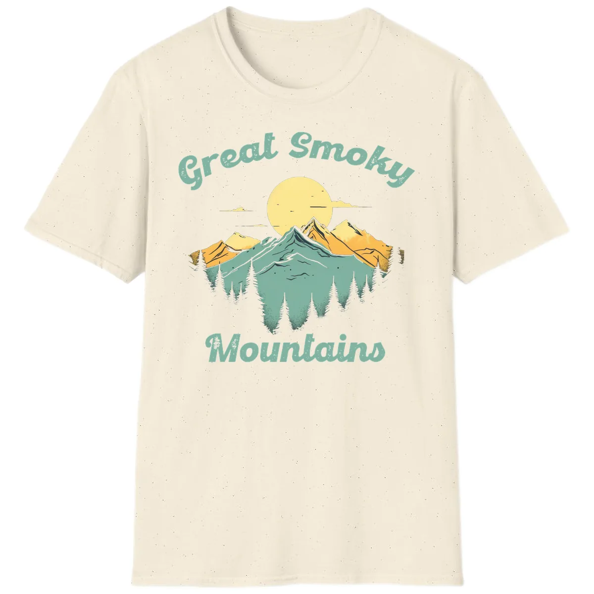 Great Smoky Mountains Sunset T-Shirt in Natural