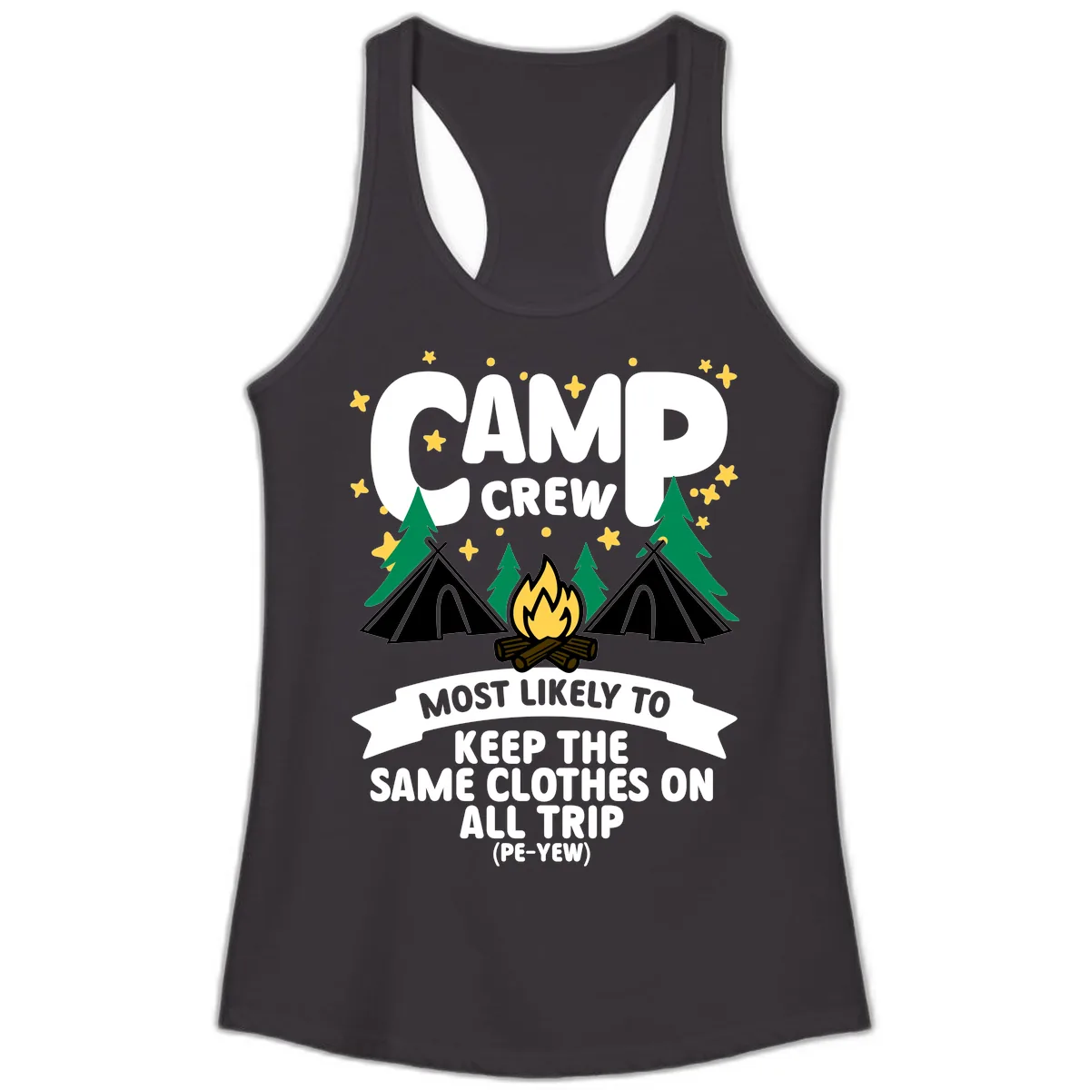 Camp Crew Clothes Repeat Ladies Tank in Black
