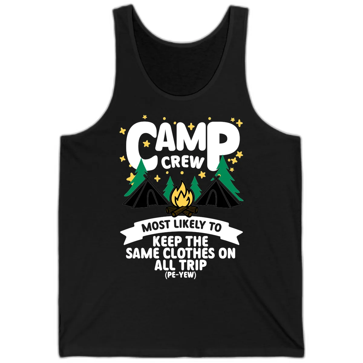 Camp Crew Clothes Repeat Tank in Black