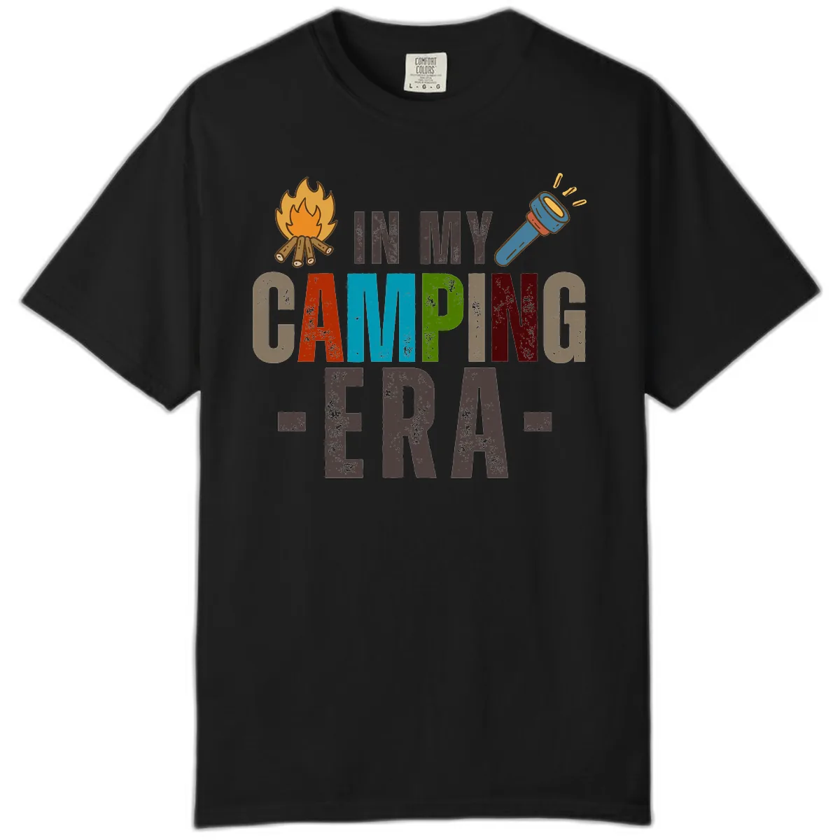 In My Camping Era Comfort Color in Black