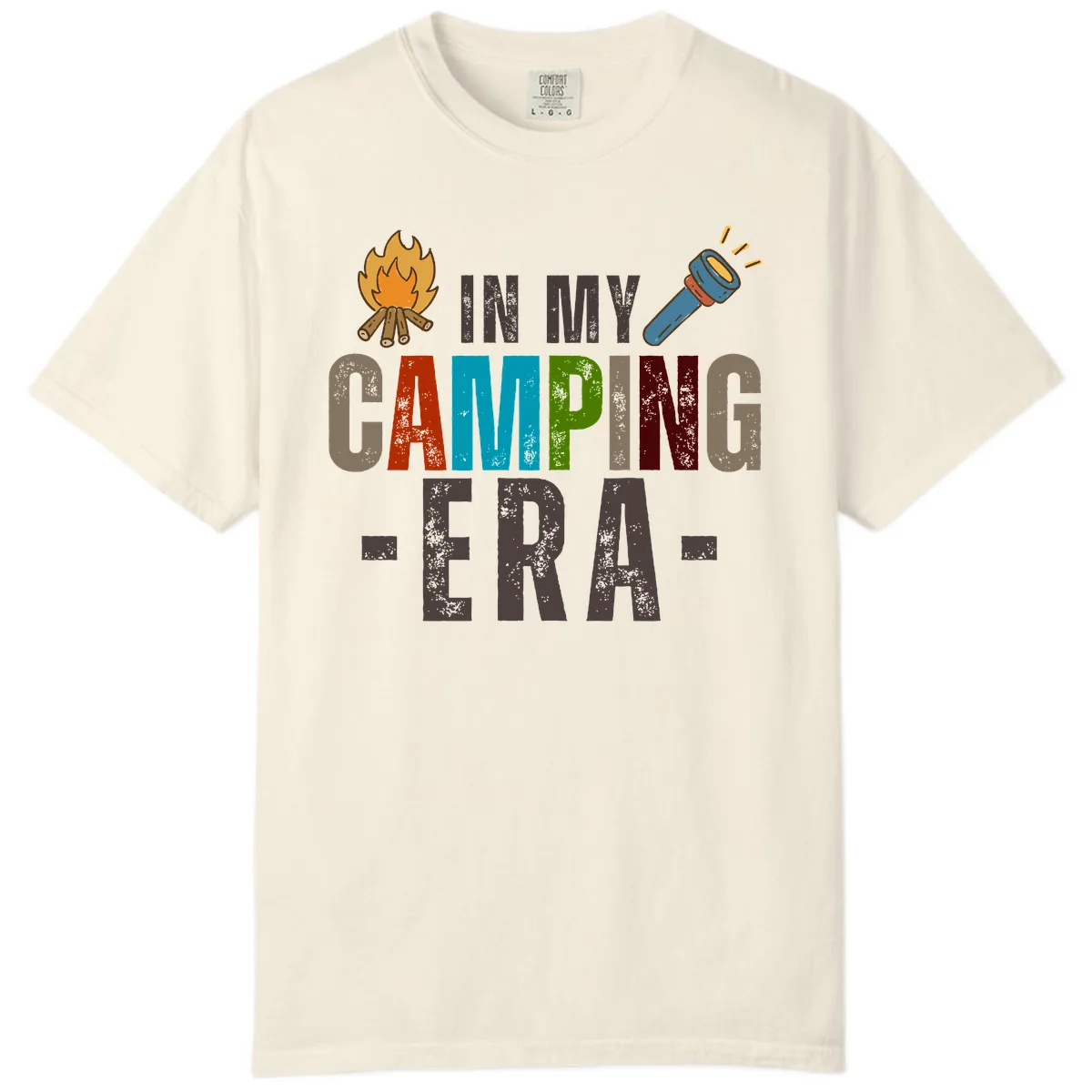 In My Camping Era Comfort Color in Ivory
