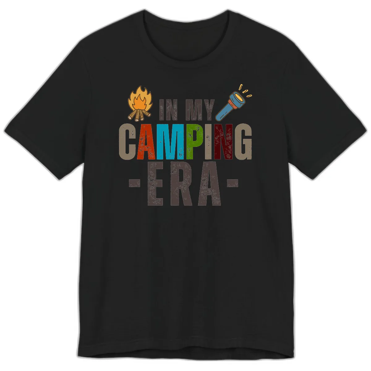 In My Camping Era Premium T-Shirt in Black