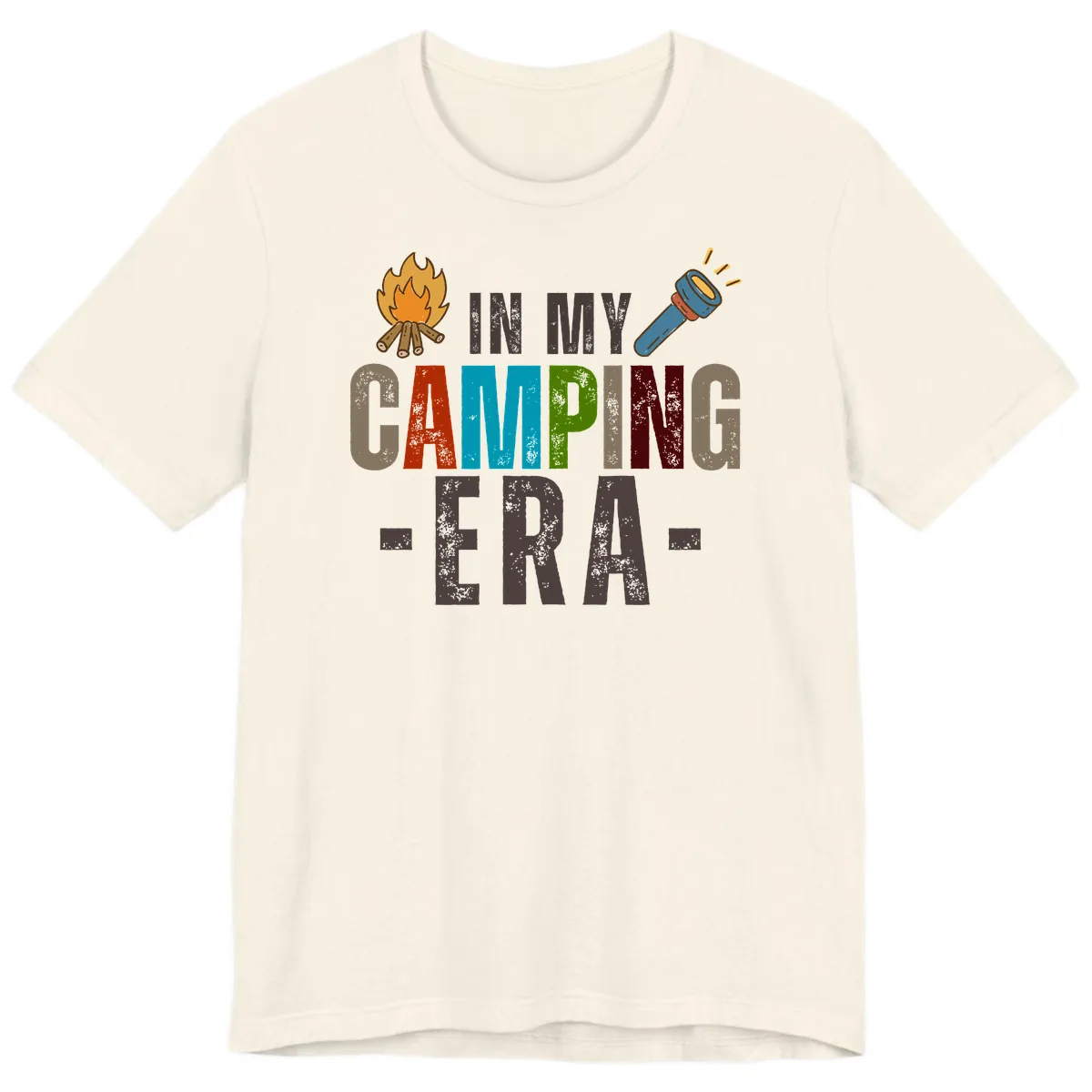 In My Camping Era Premium T-Shirt in Natural