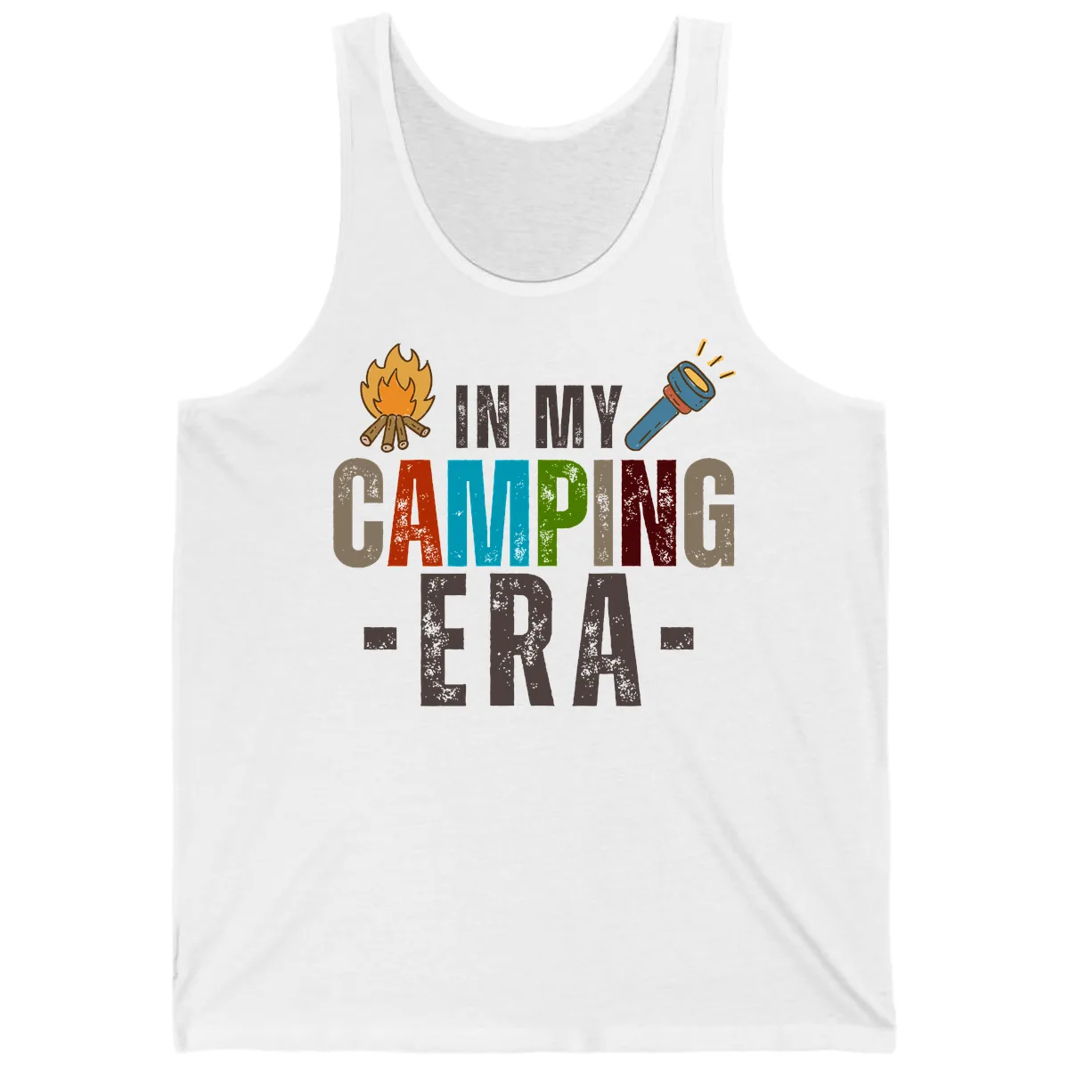 In My Camping Era Tank in White