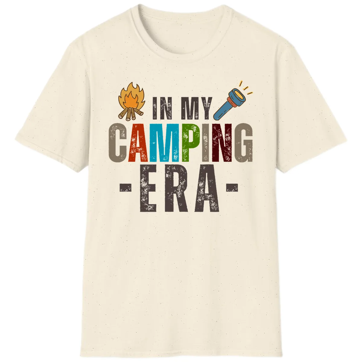 In My Camping Era T-Shirt in Natural