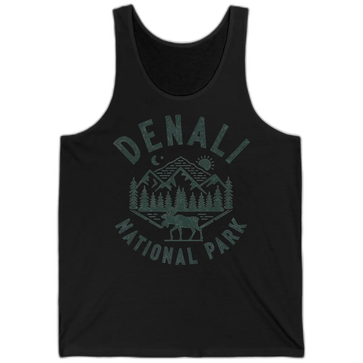 Denial National Park Moose Adventure Tank in Black