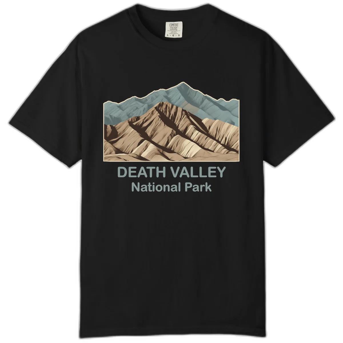 Death Valley National Park Comfort Color in Black