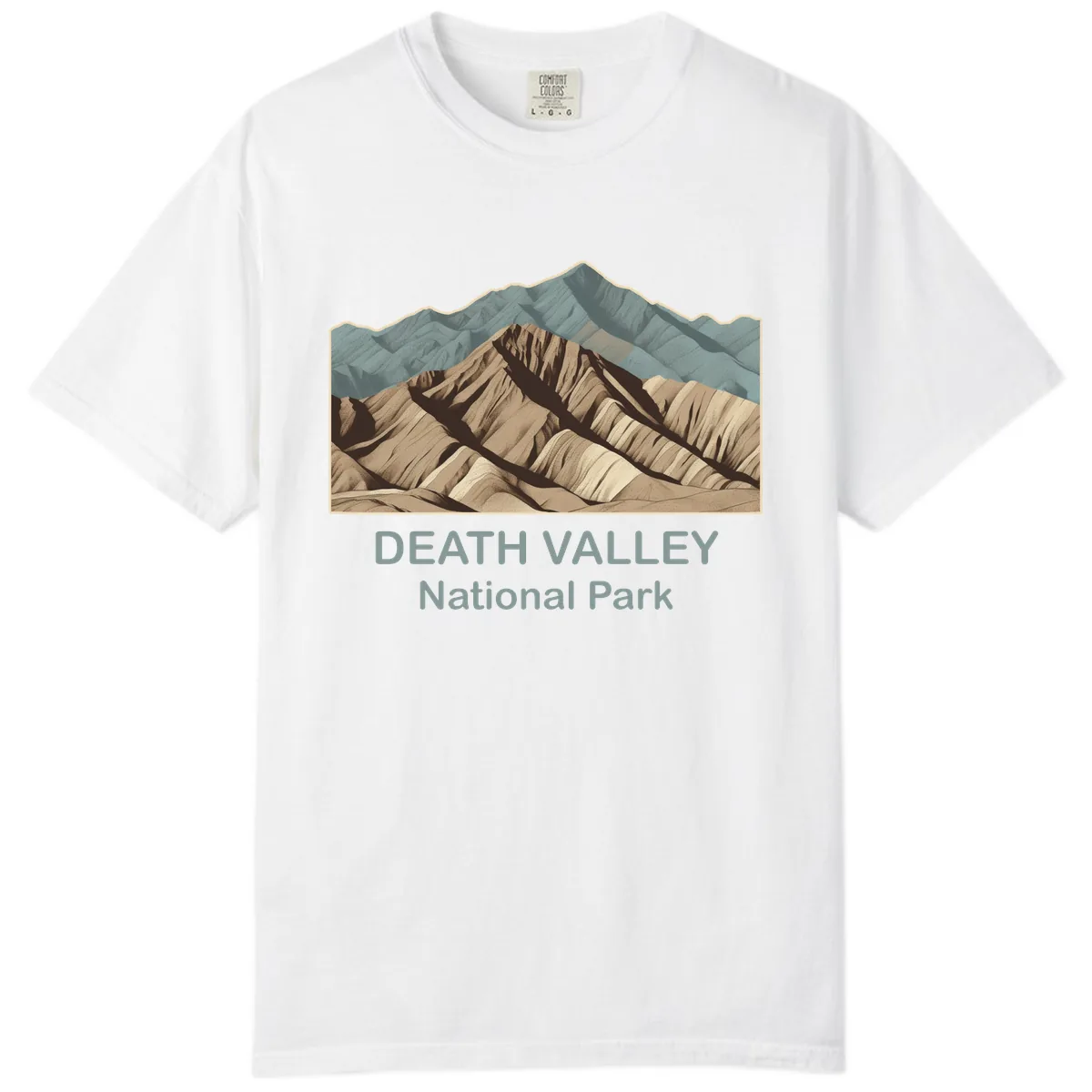 Death Valley National Park Comfort Color in White
