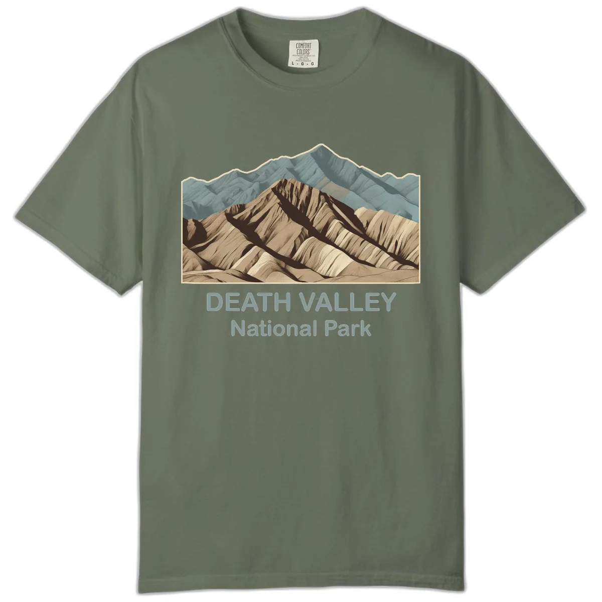 Death Valley National Park Comfort Color in Moss