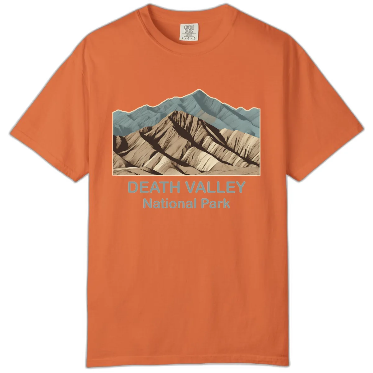Death Valley National Park Comfort Color in Burnt Orange