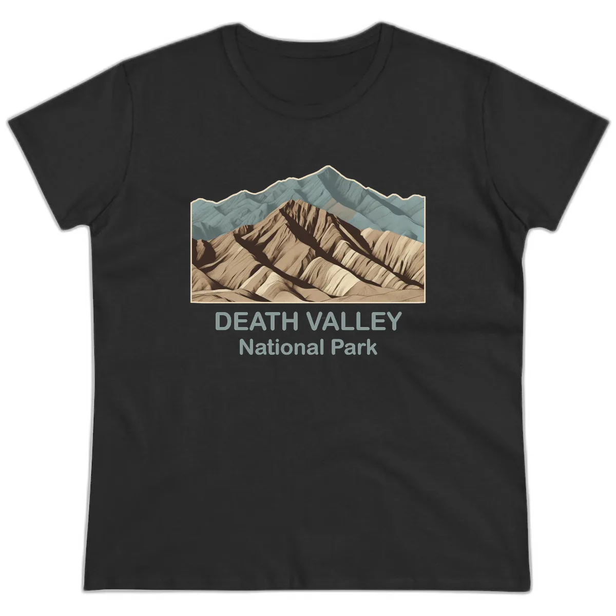Death Valley National Park Ladies Tee in Black