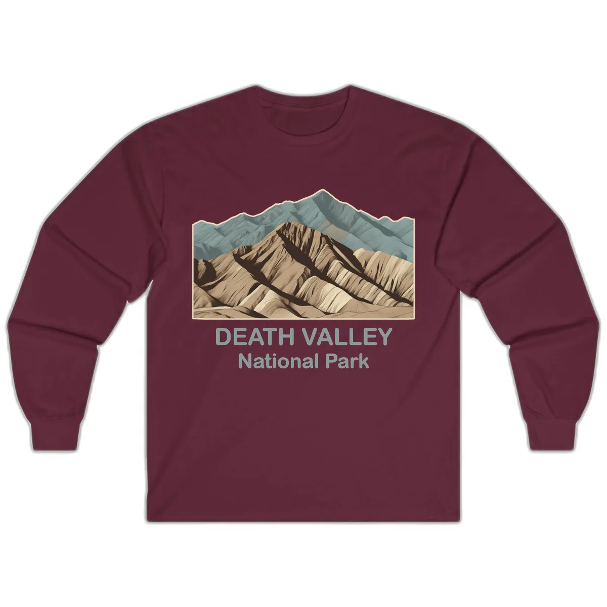 Death Valley National Park Long Sleeve in Maroon