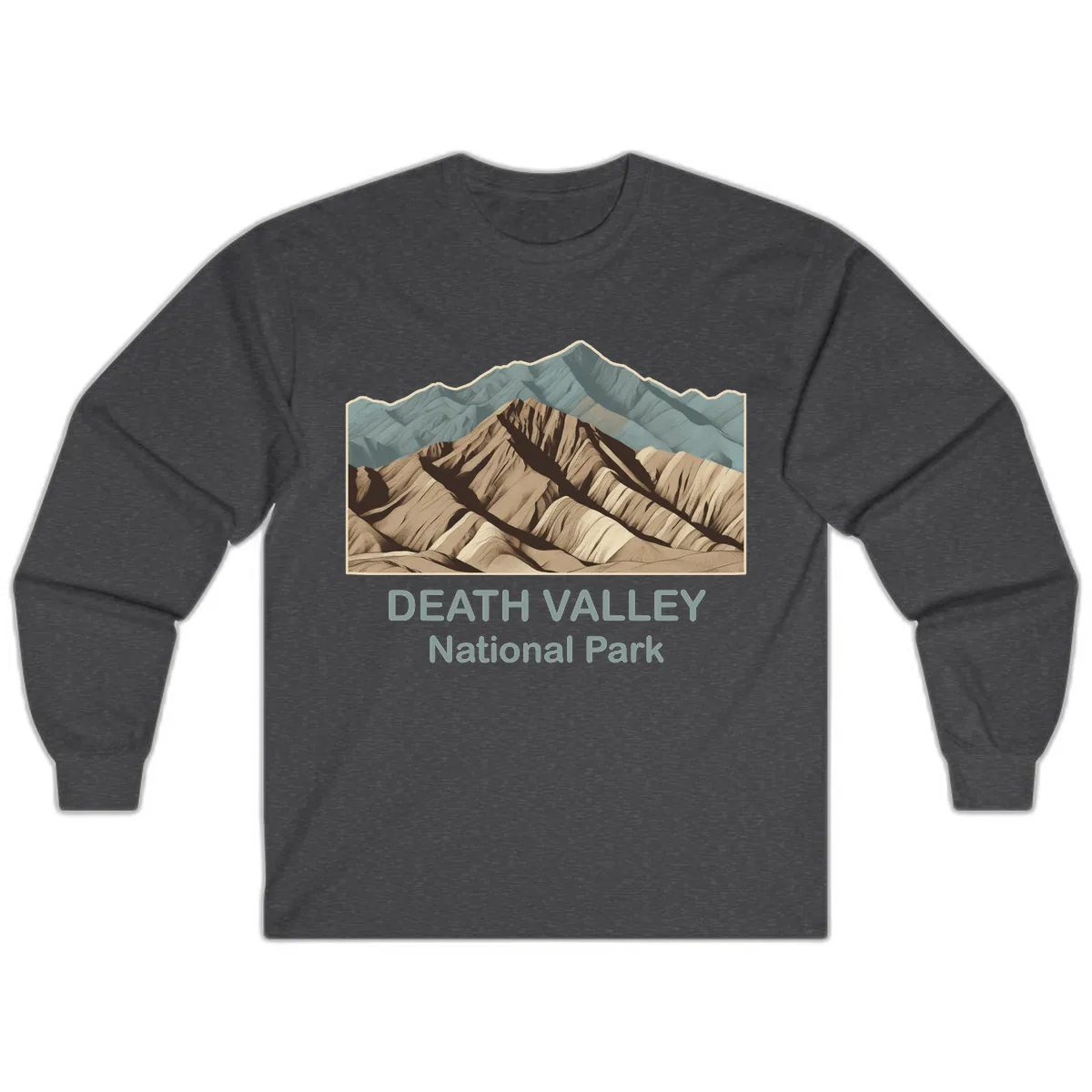 Death Valley National Park Long Sleeve in Dark Heather