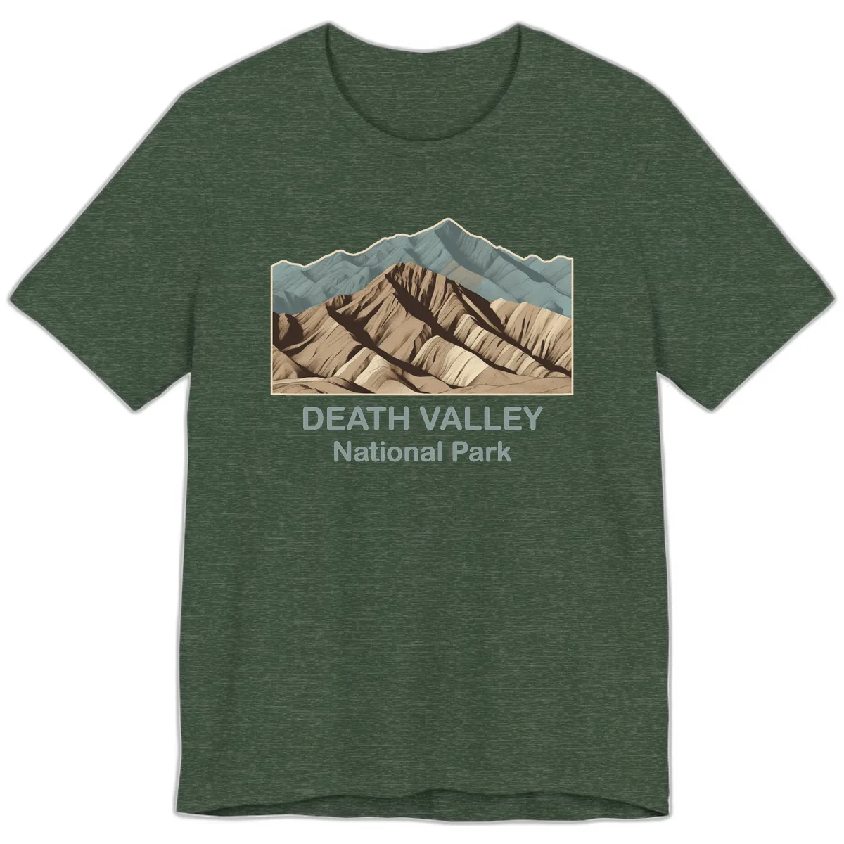 Death Valley National Park Premium T-Shirt in Heather Forest