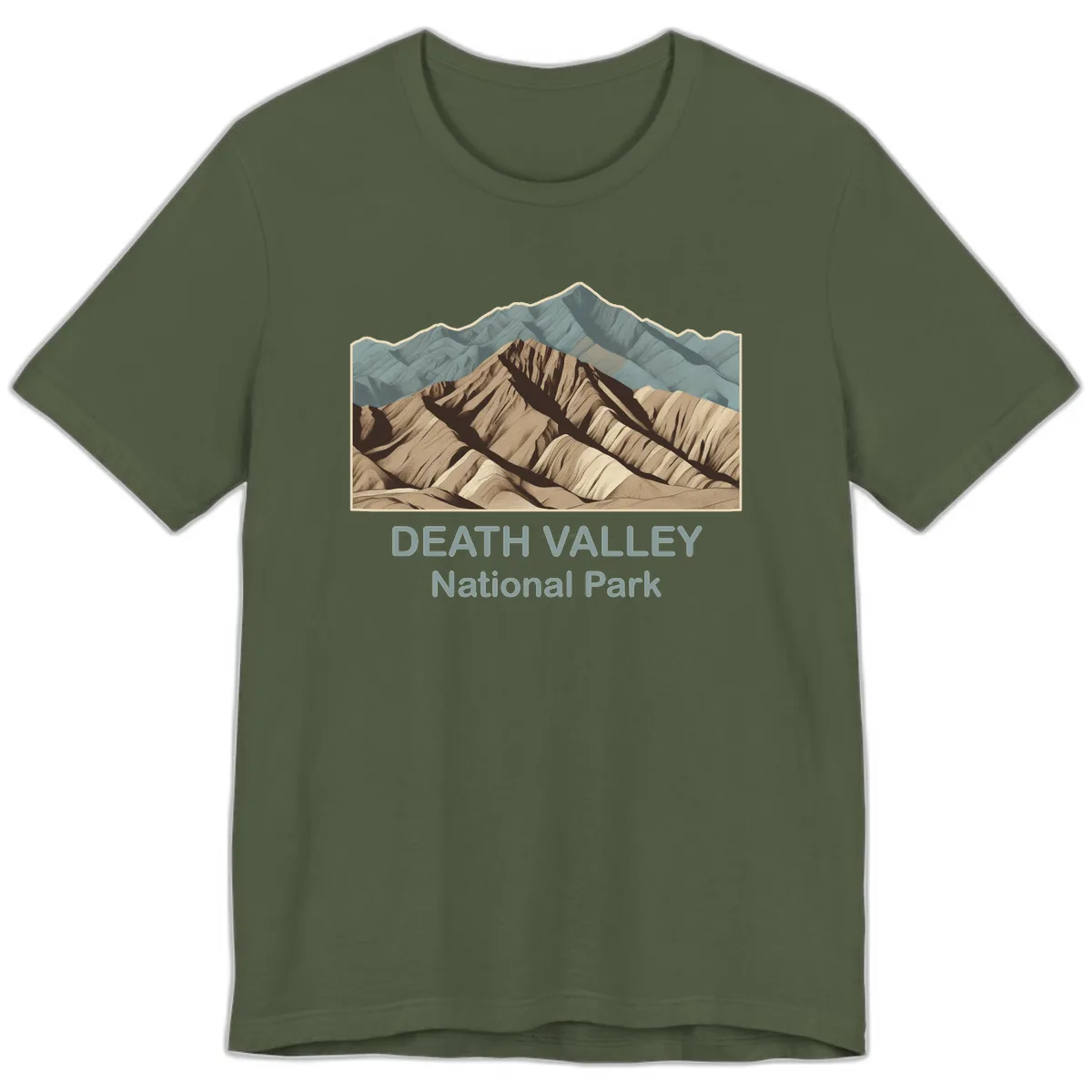 Death Valley National Park Premium T-Shirt in Military Green