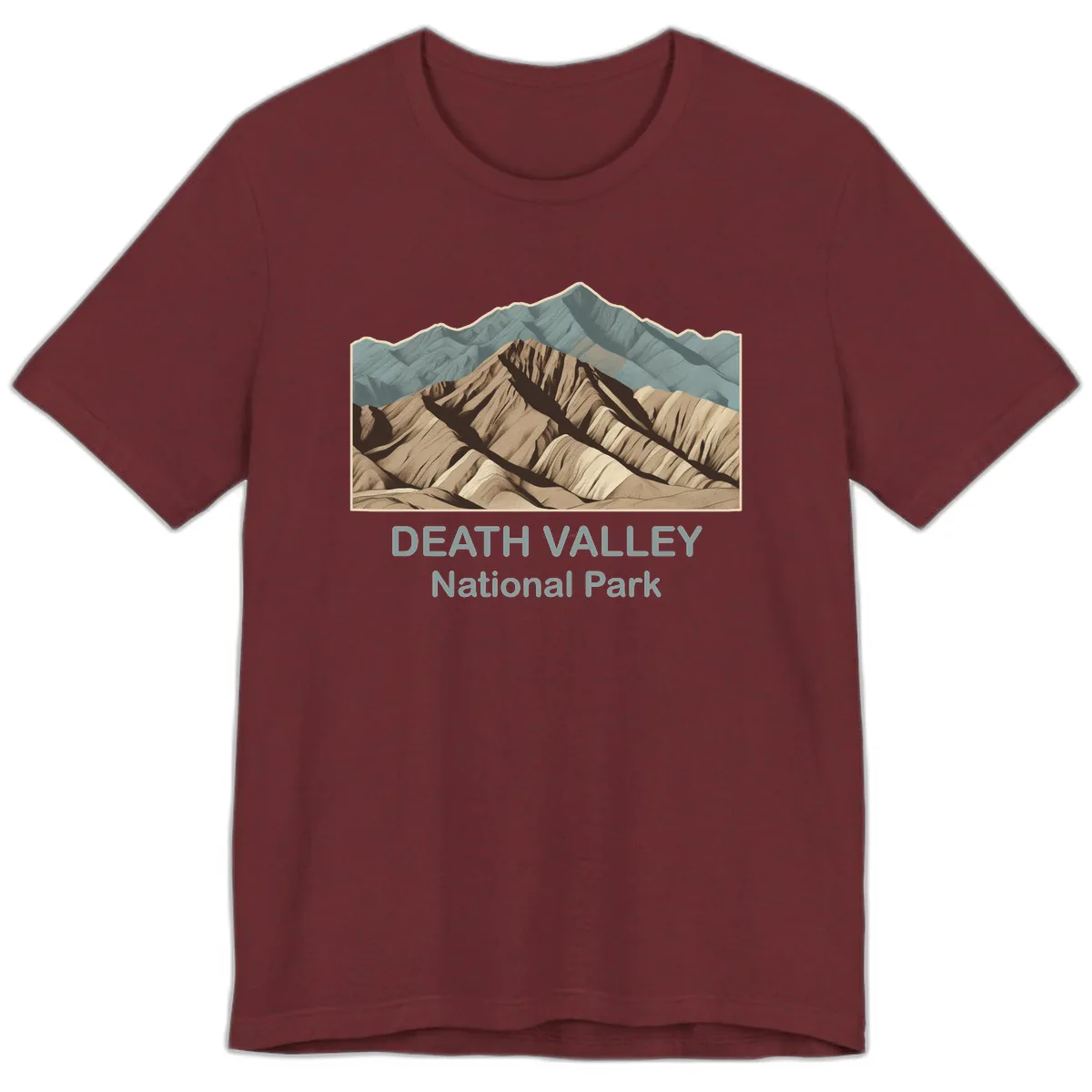 Death Valley National Park Premium T-Shirt in Heather Cardinal