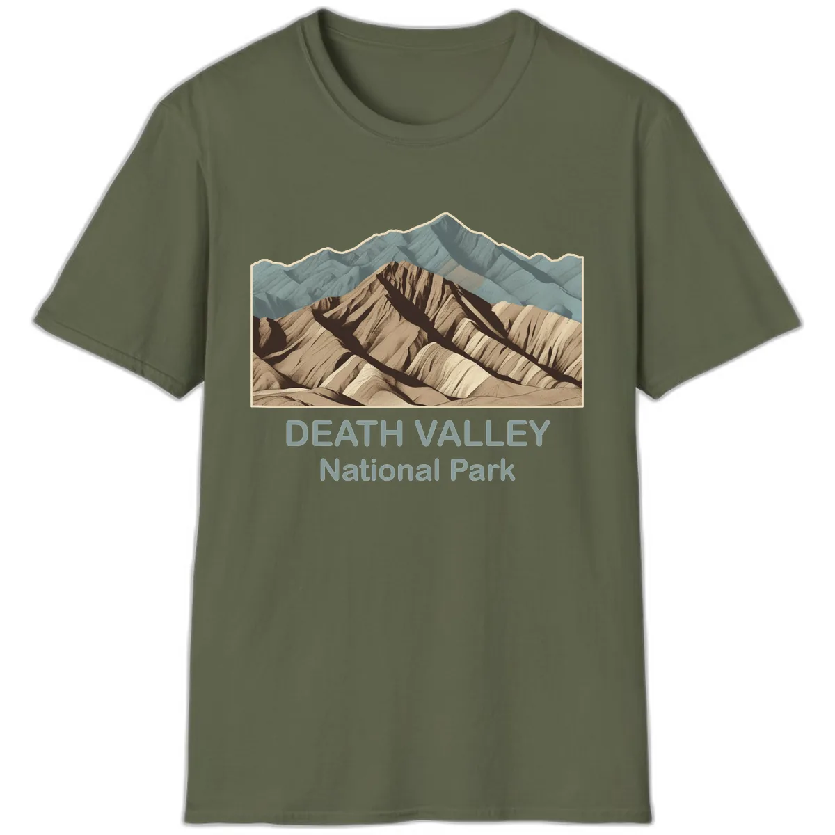 Death Valley National Park T-Shirt in Military Green