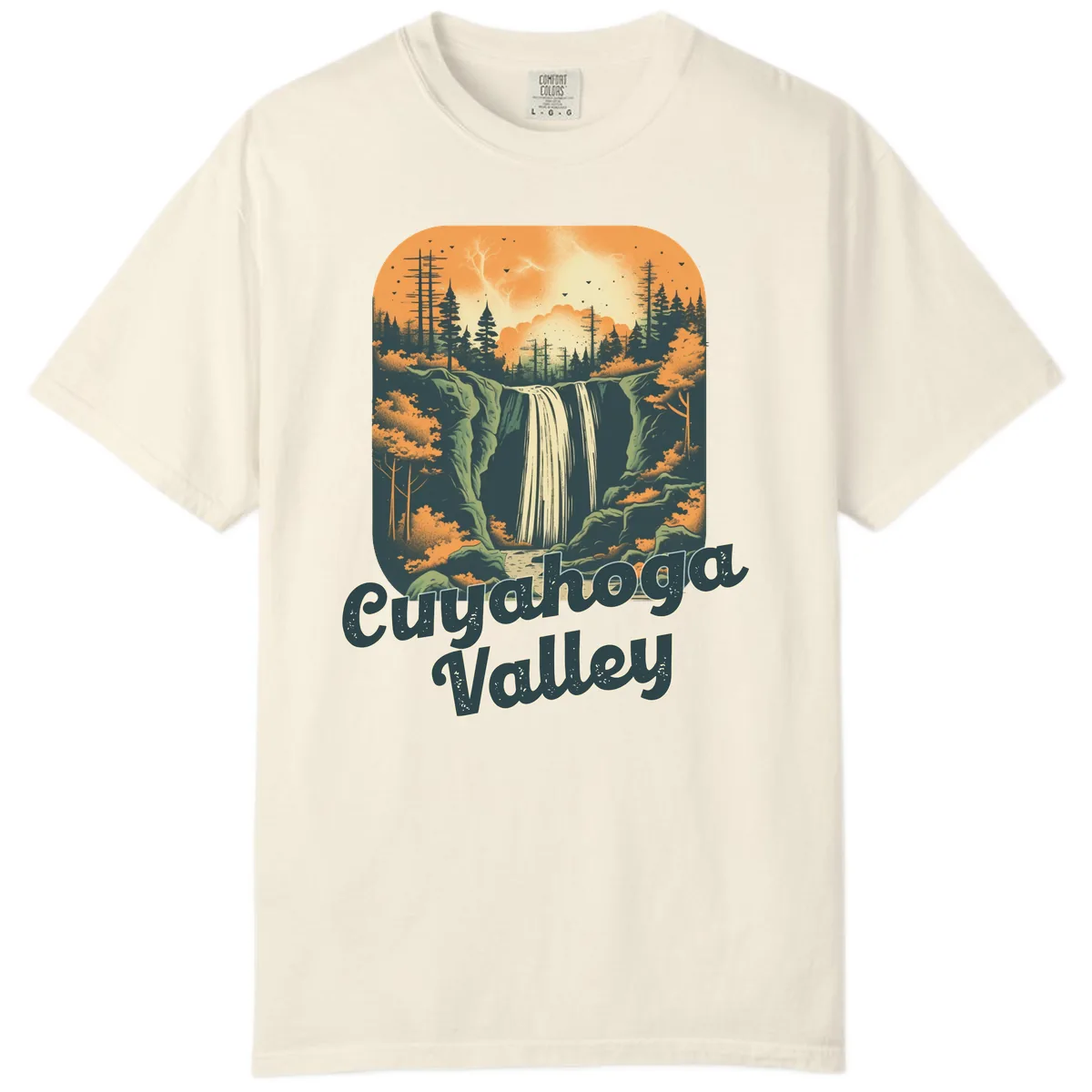 Eureka Valley Waterfall Comfort Color in Ivory