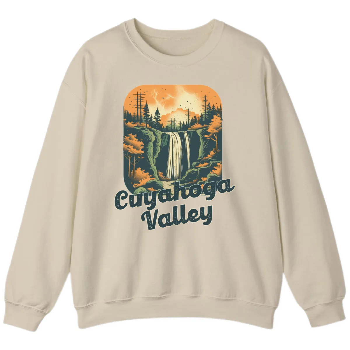 Eureka Valley Waterfall Sweatshirt in Sand